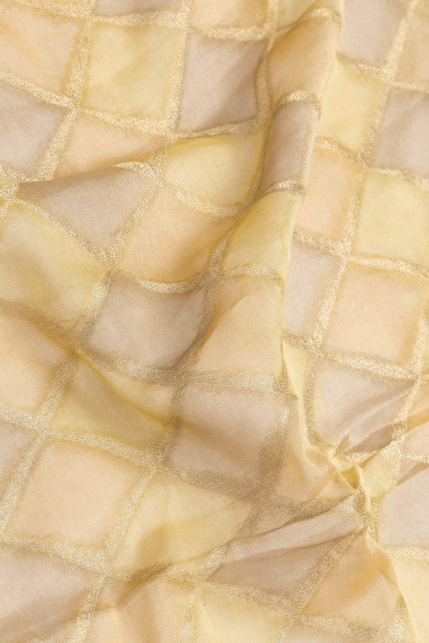 Gold Mysore Georgette Saree - Image 2