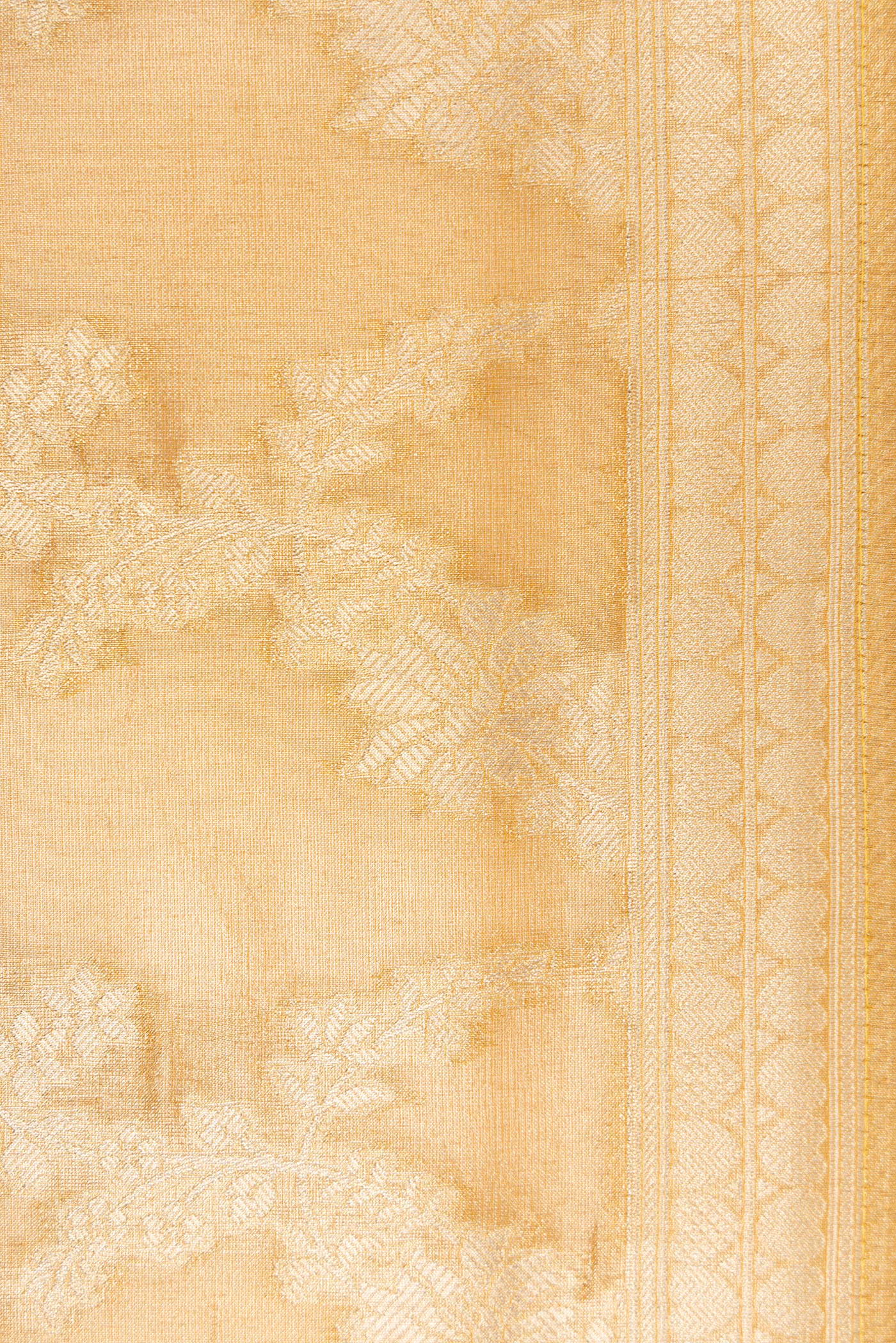 Gold Tissue Silk Saree - Image 3