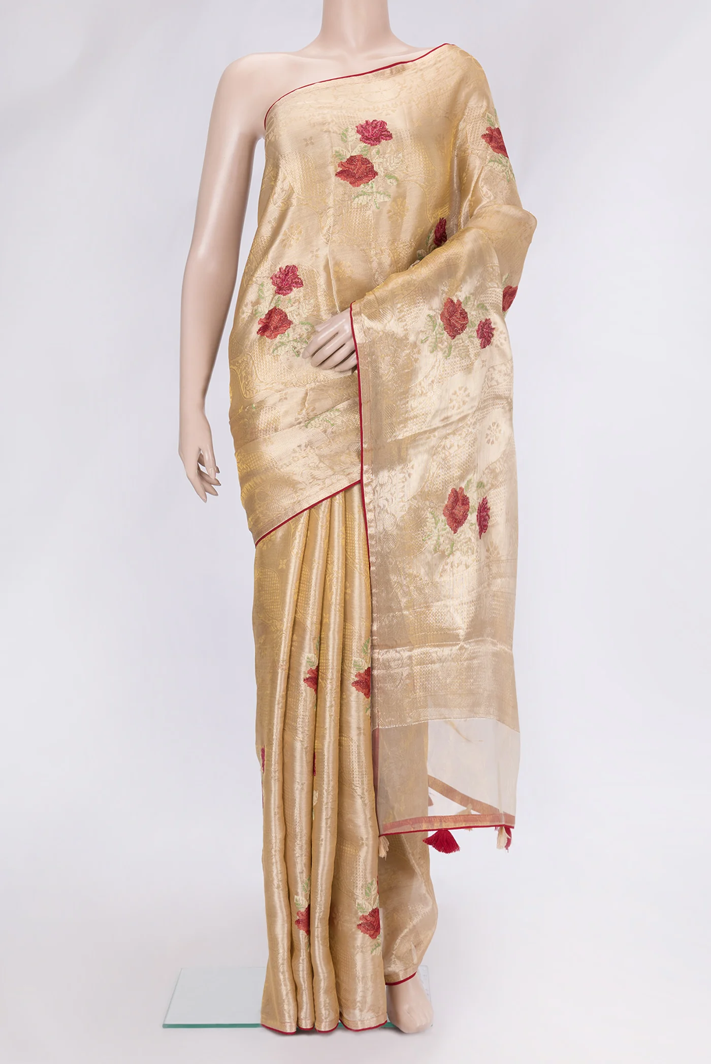 Gold Tissue Silk Saree