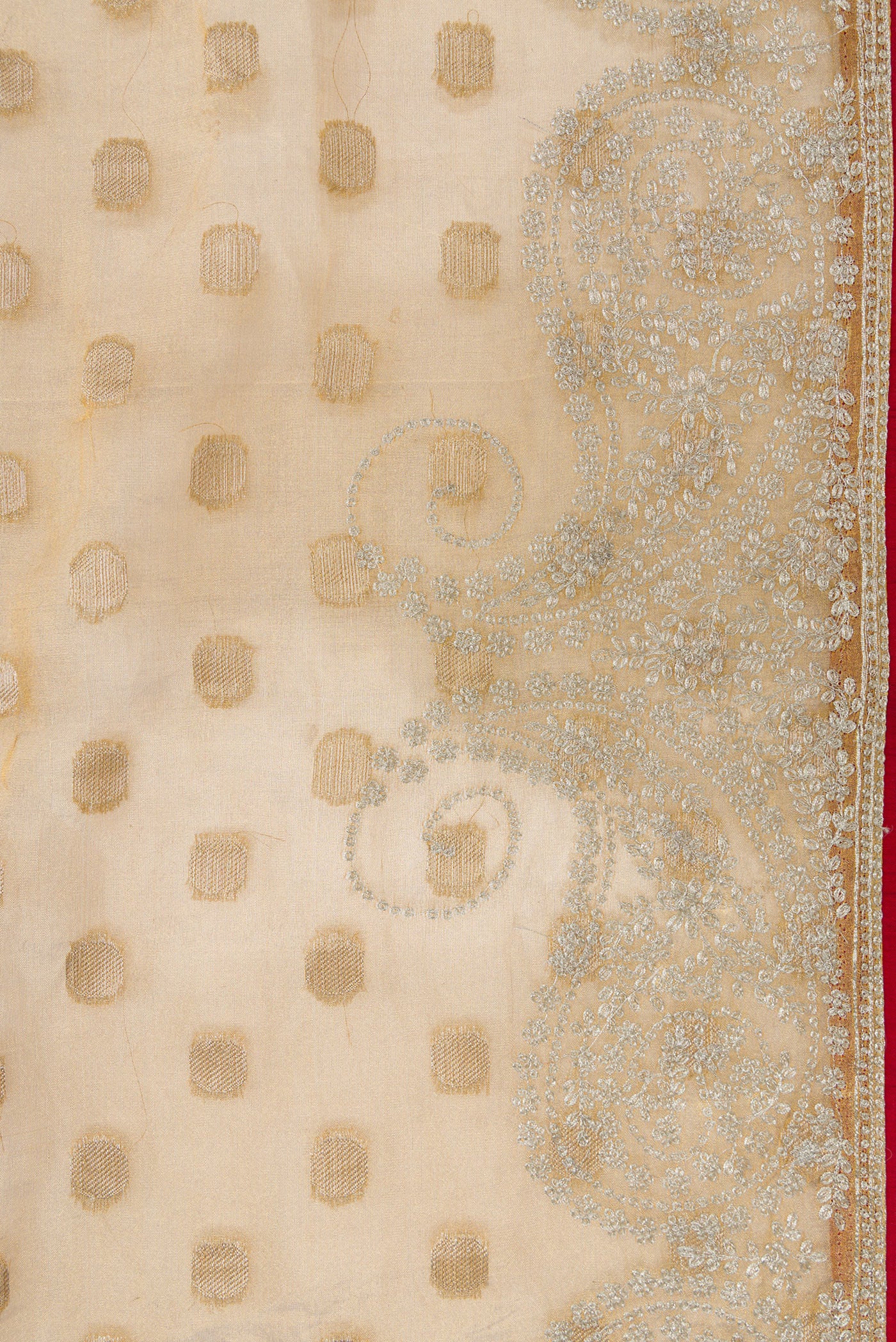 Multi Color Organza Silk Saree - Image 3