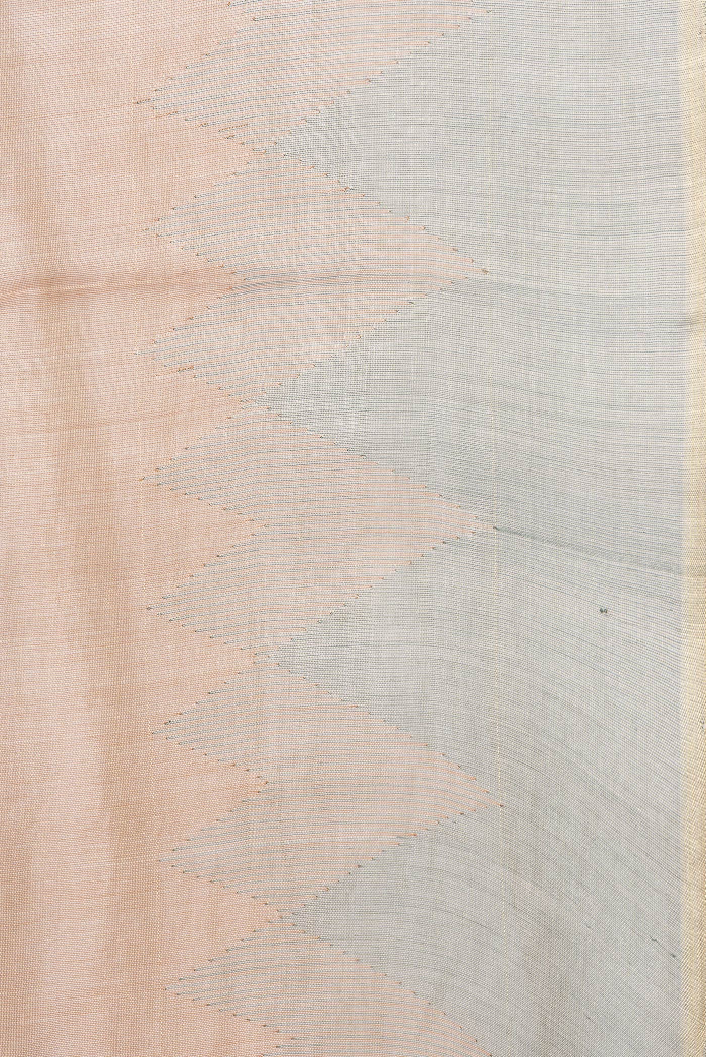 Gold Chanderi Tissue Silk Cotton Saree - Image 3