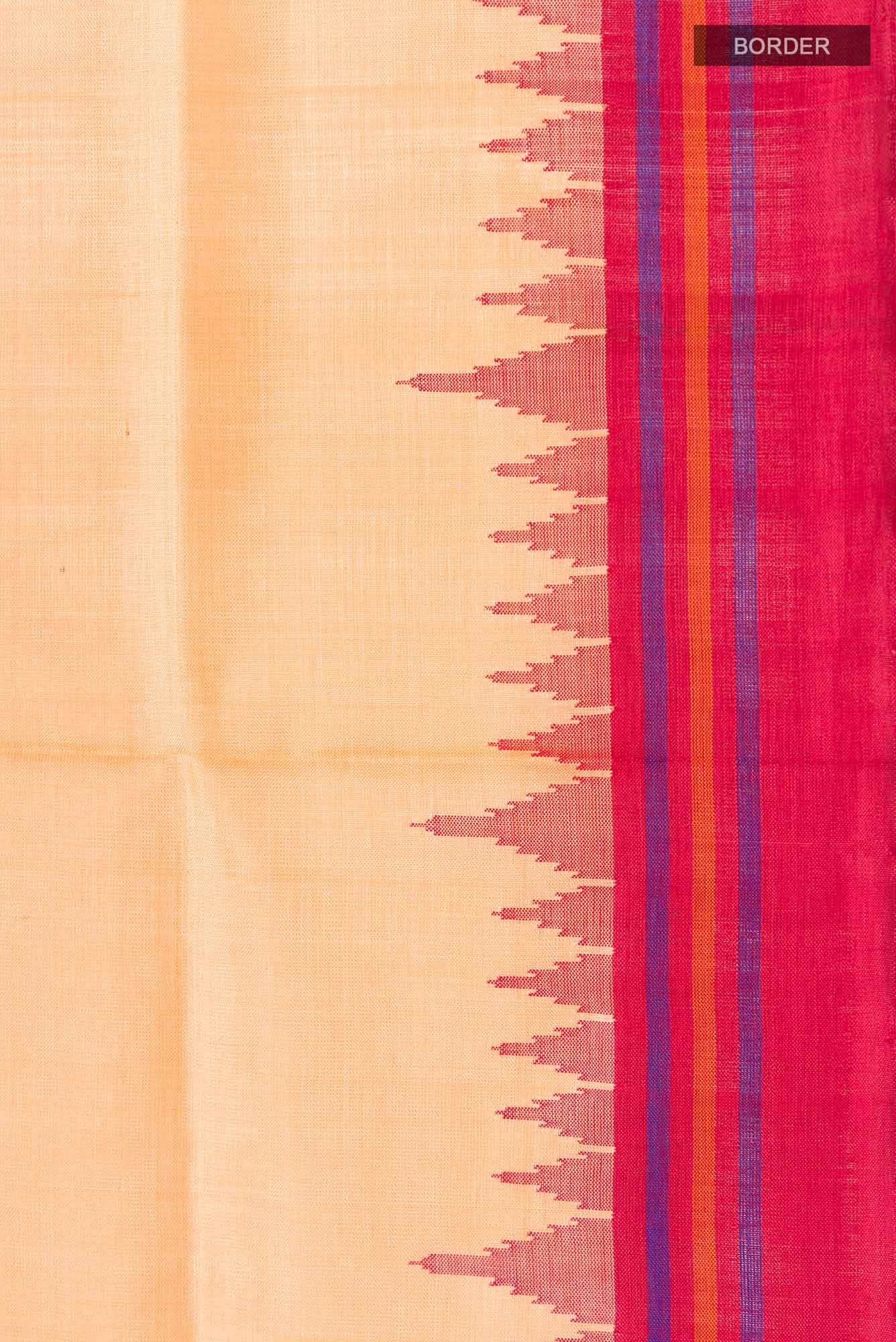 Gold Orissa Silk Saree - Image 5