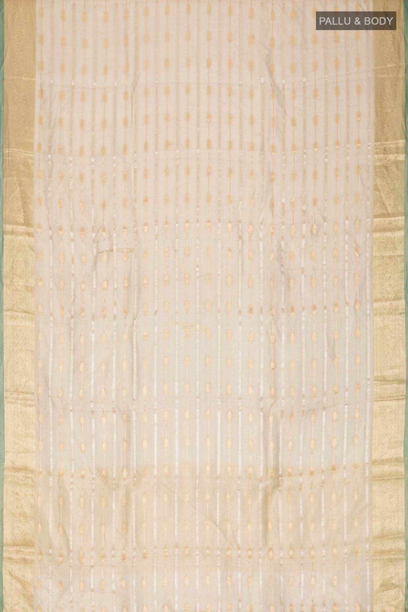 Gold Tissue Silk Saree - Image 3
