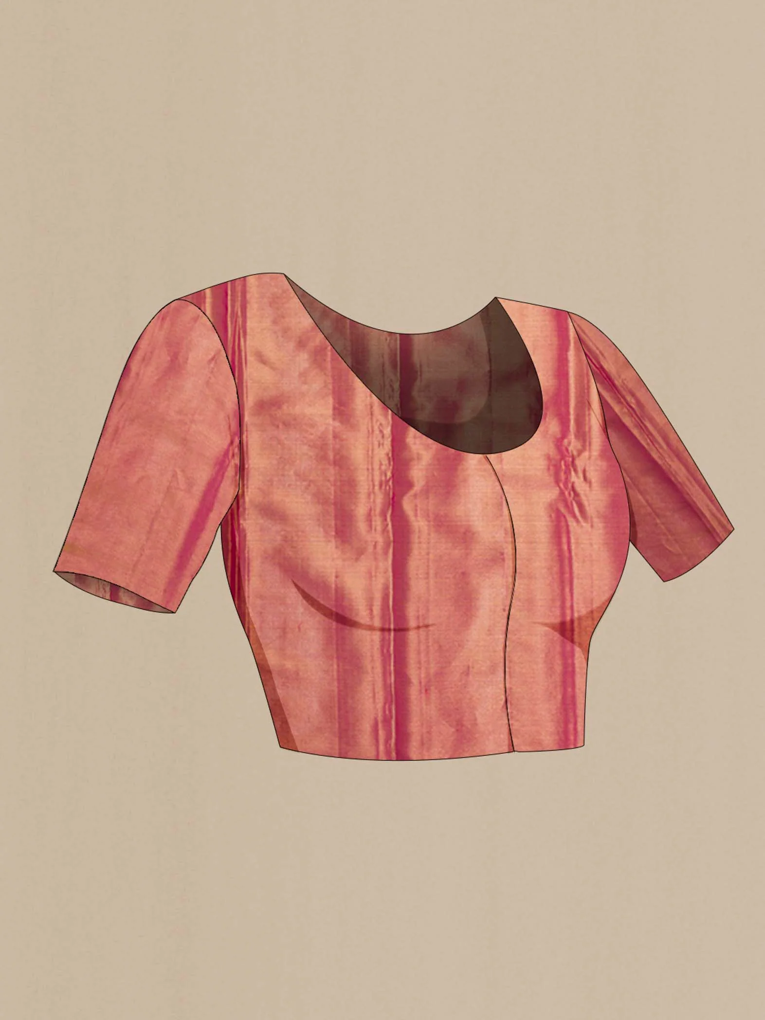 Golden Kanjivaram Tissue Silk Saree - Image 5