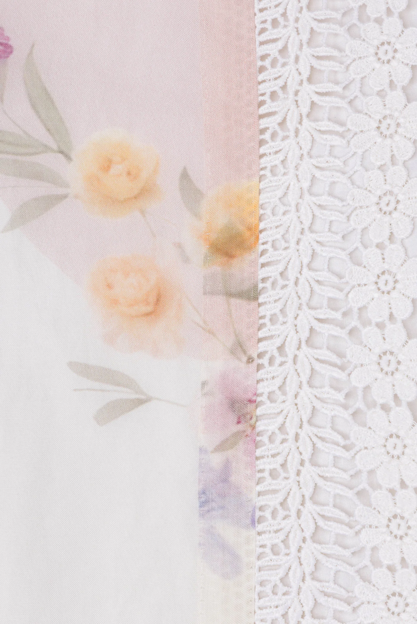 Peach Organza Silk Saree - Image 3