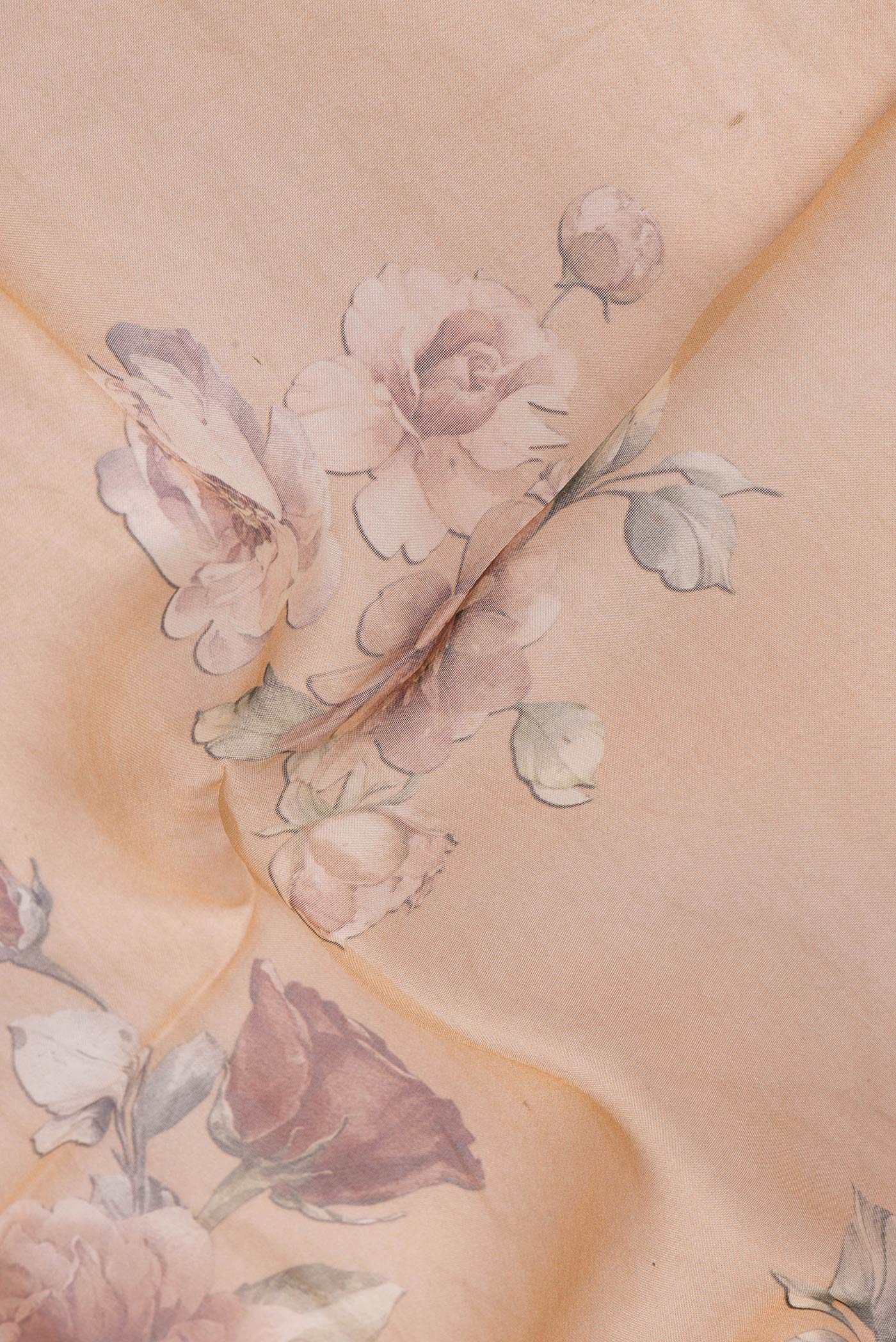 Brown Organza Silk Saree - Image 2