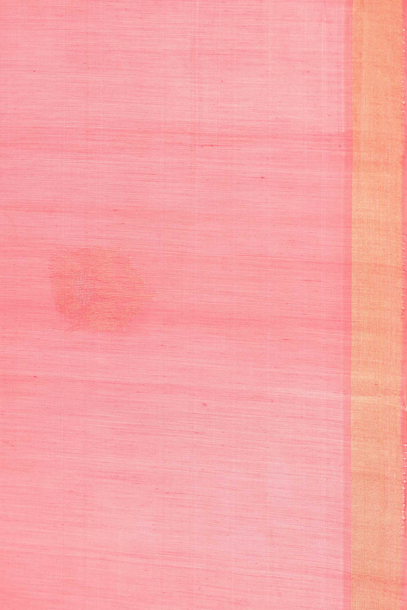 Golden Peach Dual Tone Silk Cotton Saree - Image 3
