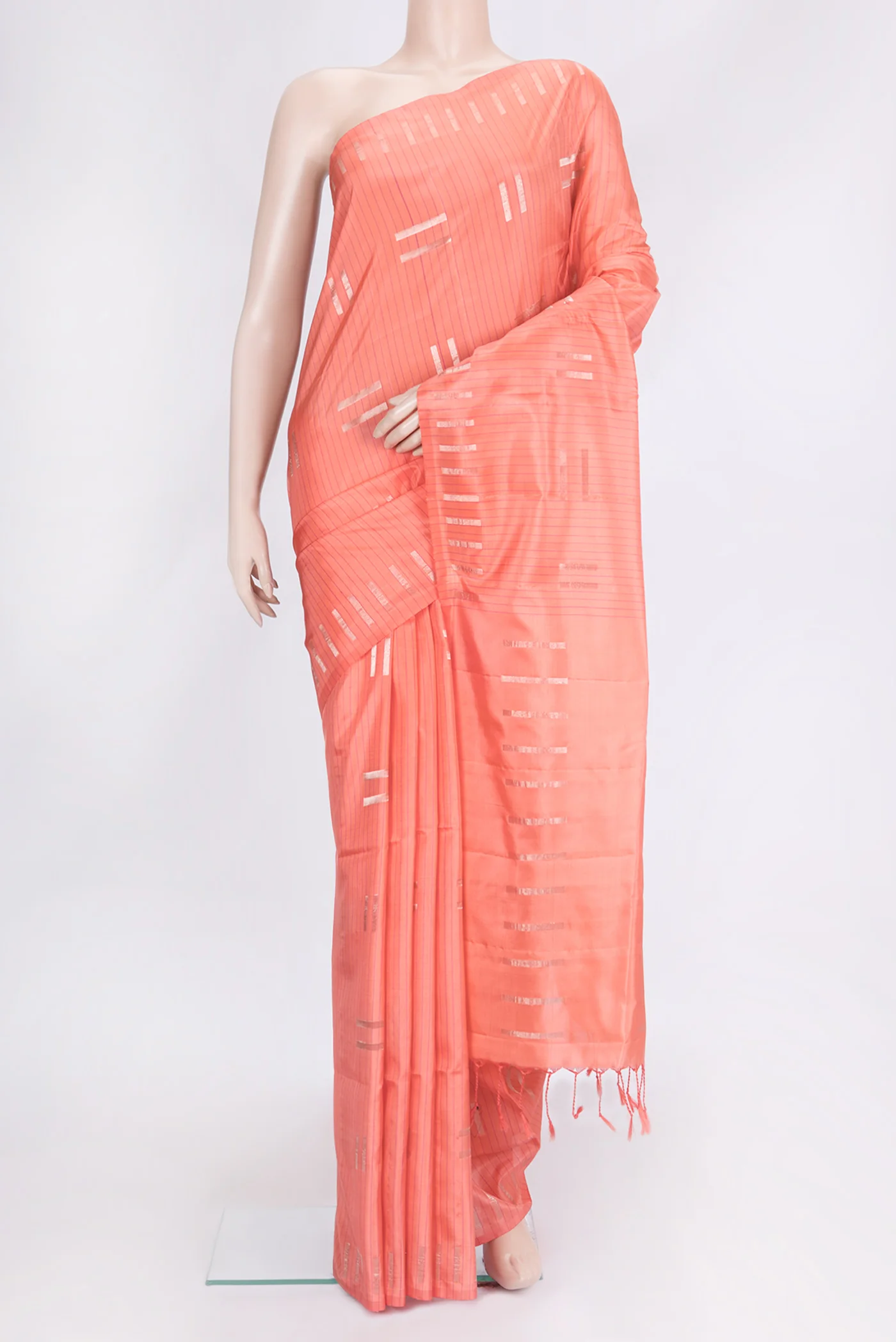 Coral Soft Silk Saree
