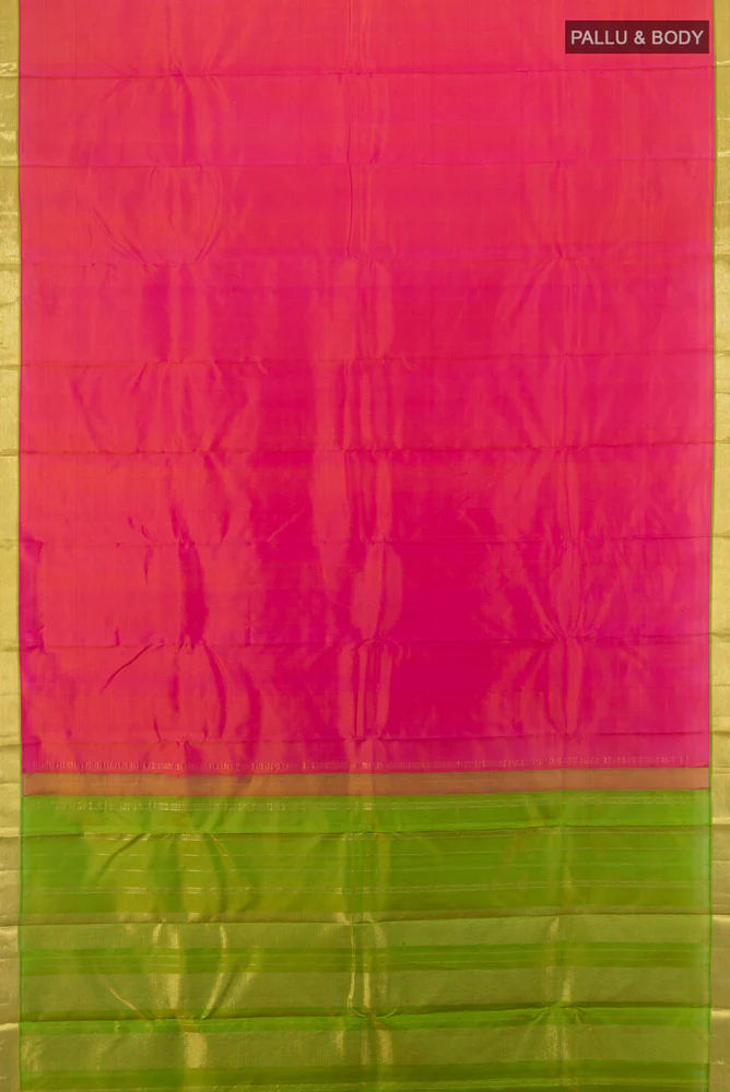 Pink Kanjivaram Silk Saree - Image 5