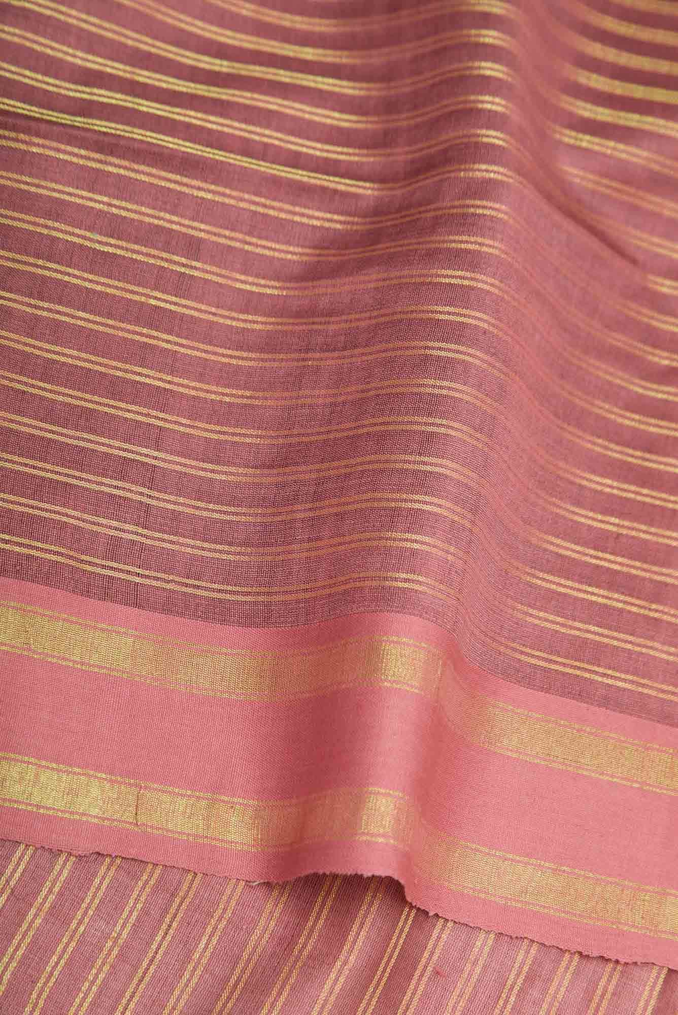 Akira- Taupe Green Bhagalpuri Tussar Silk Saree - Image 4