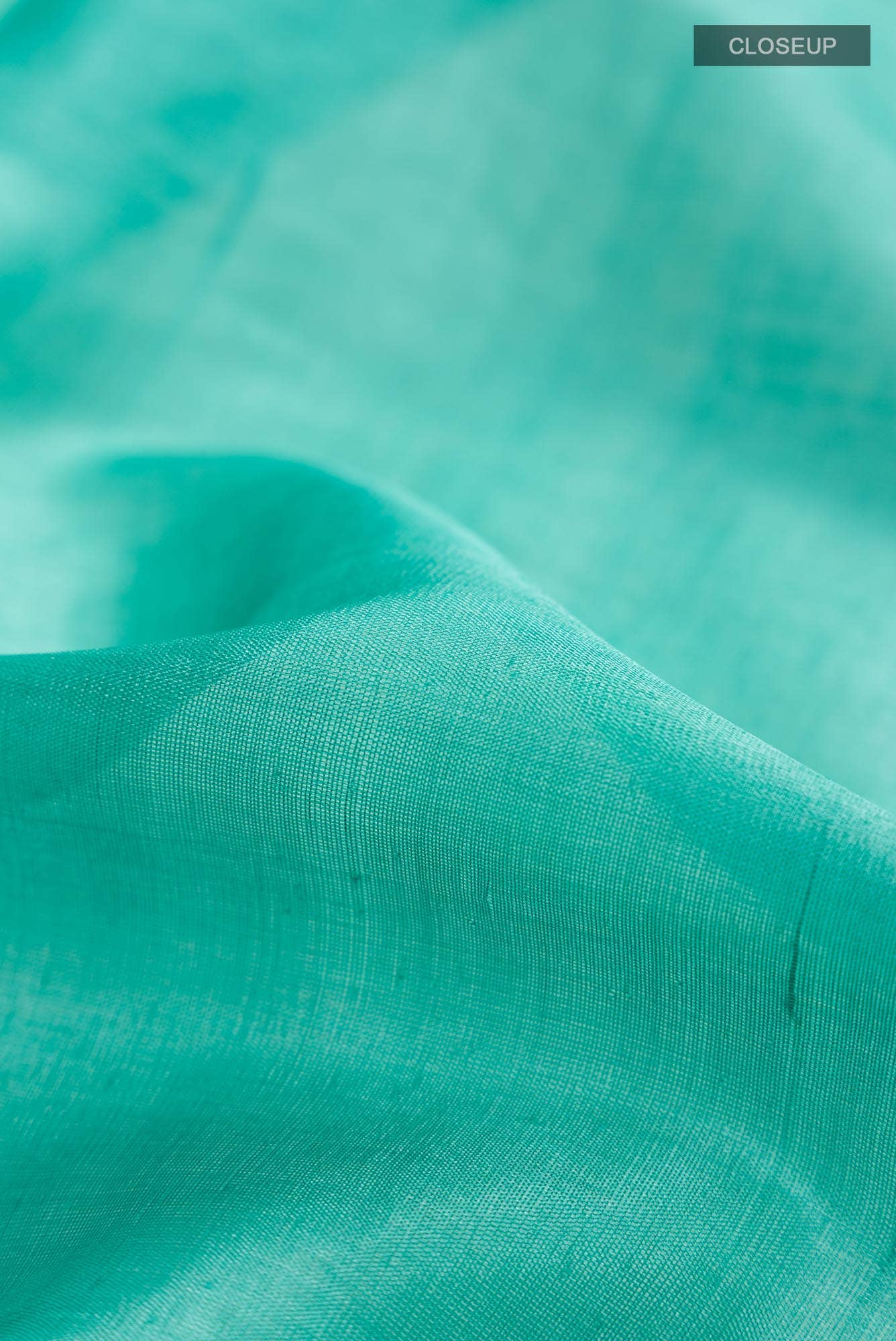 Green Bhagalpuri Tussar Silk Saree - Image 3