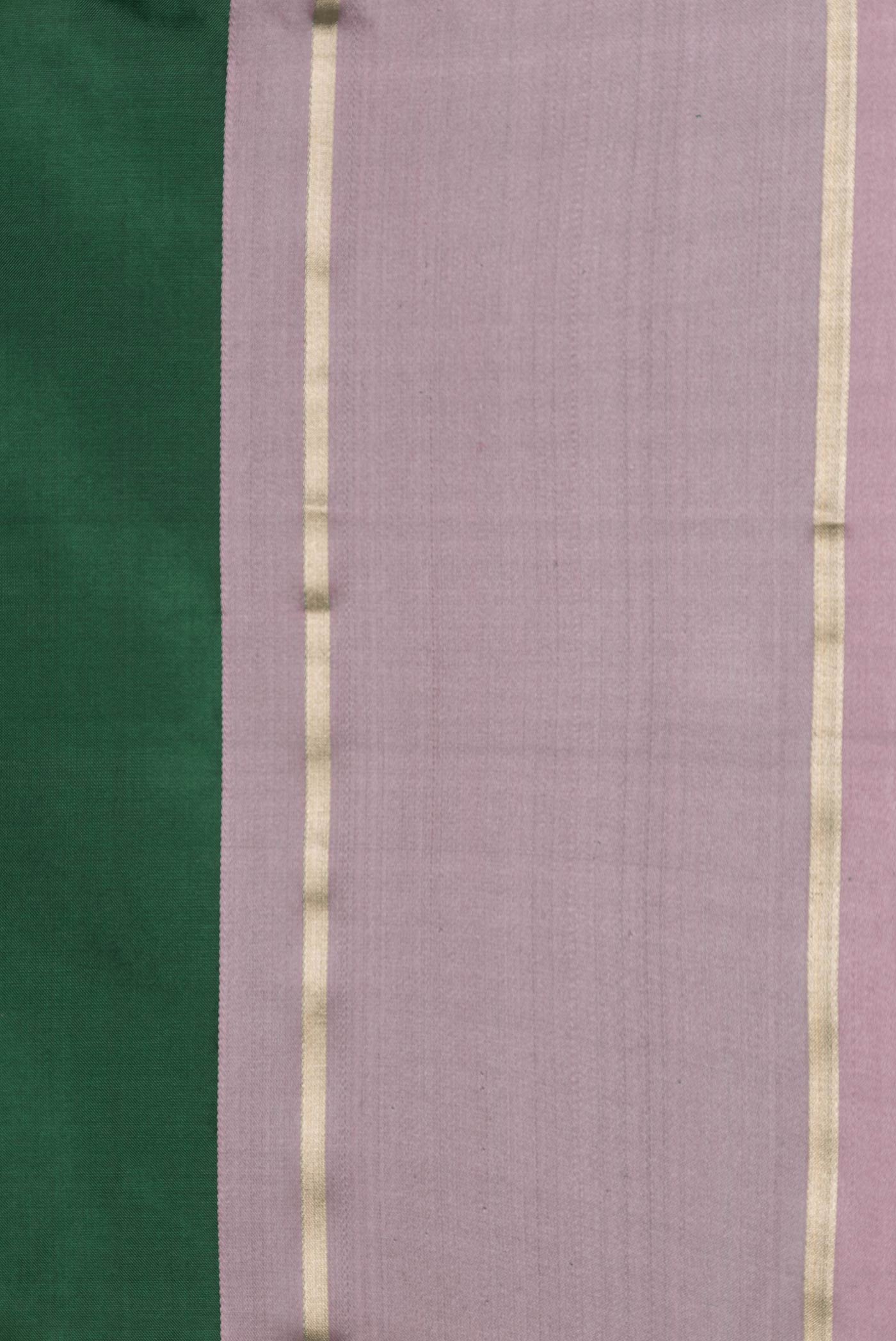 Green Dual Tone Banarasi Silk Saree - Image 3