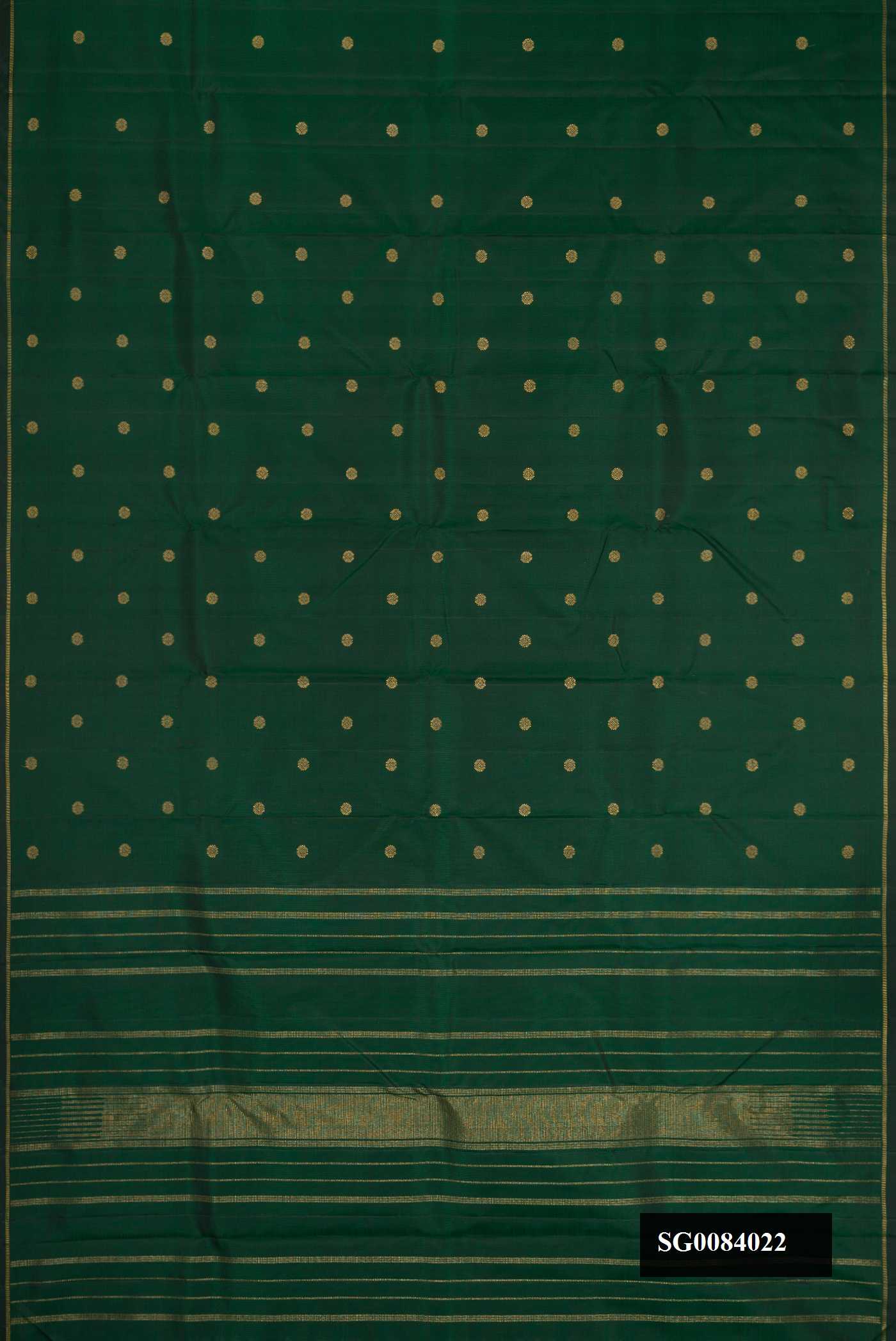 Green Dual Tone Kanchipuram Silk Saree