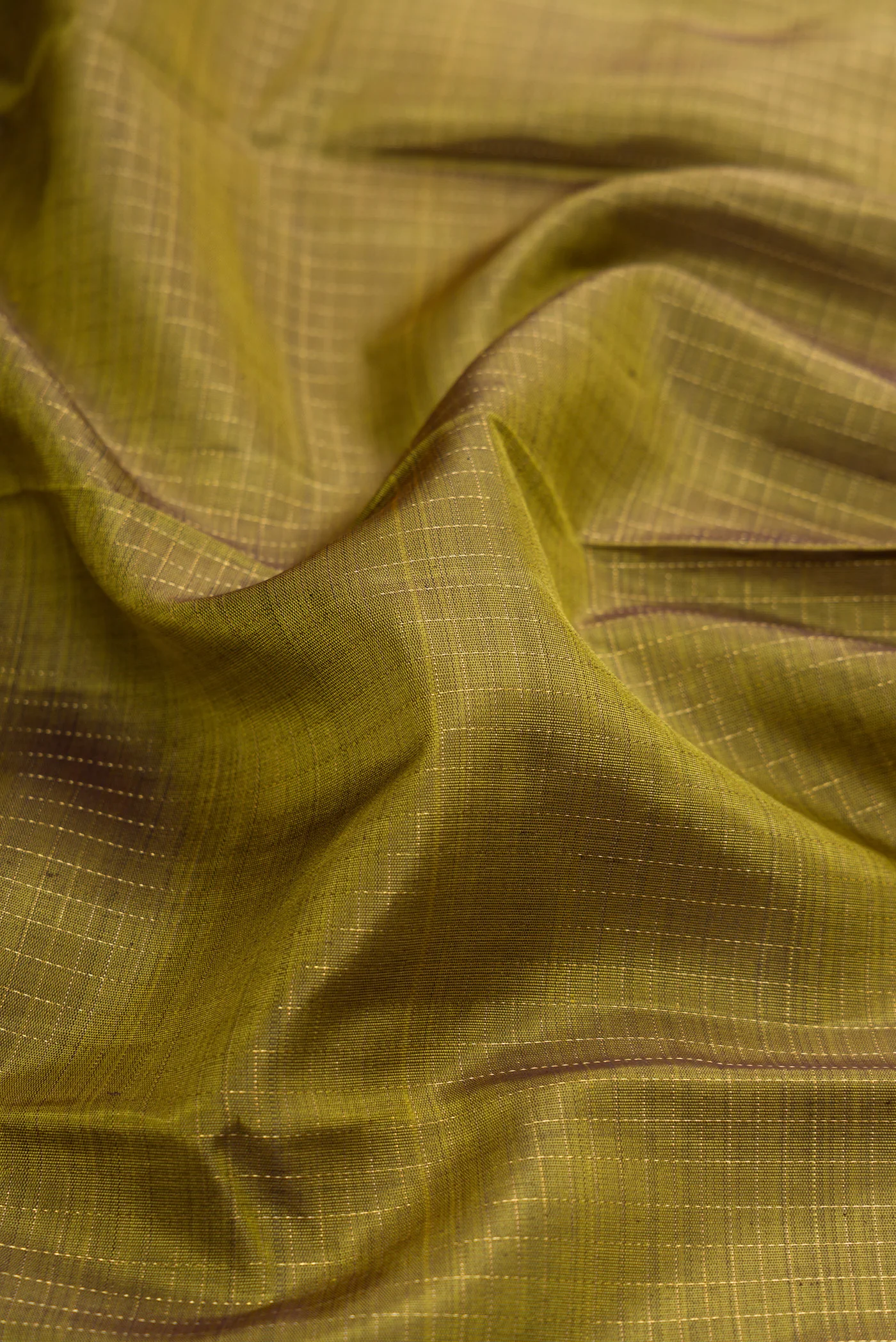 Mehandi Green Kanchipuram Silk Saree - Image 2