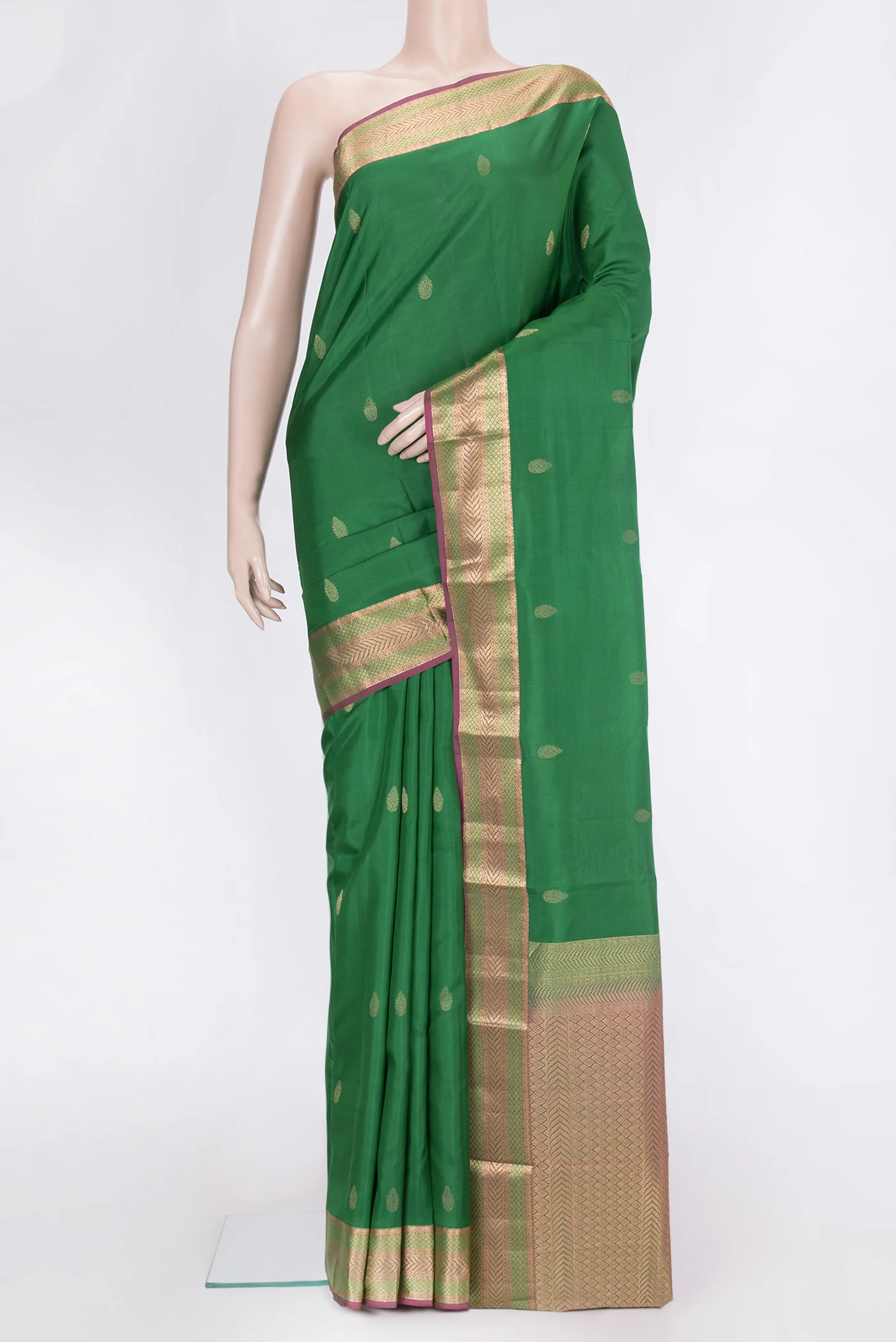 Green Kanchipuram Silk Saree