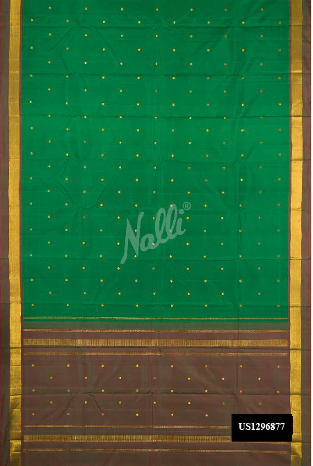 Green Dual Tone Kanchipuram Silk Saree