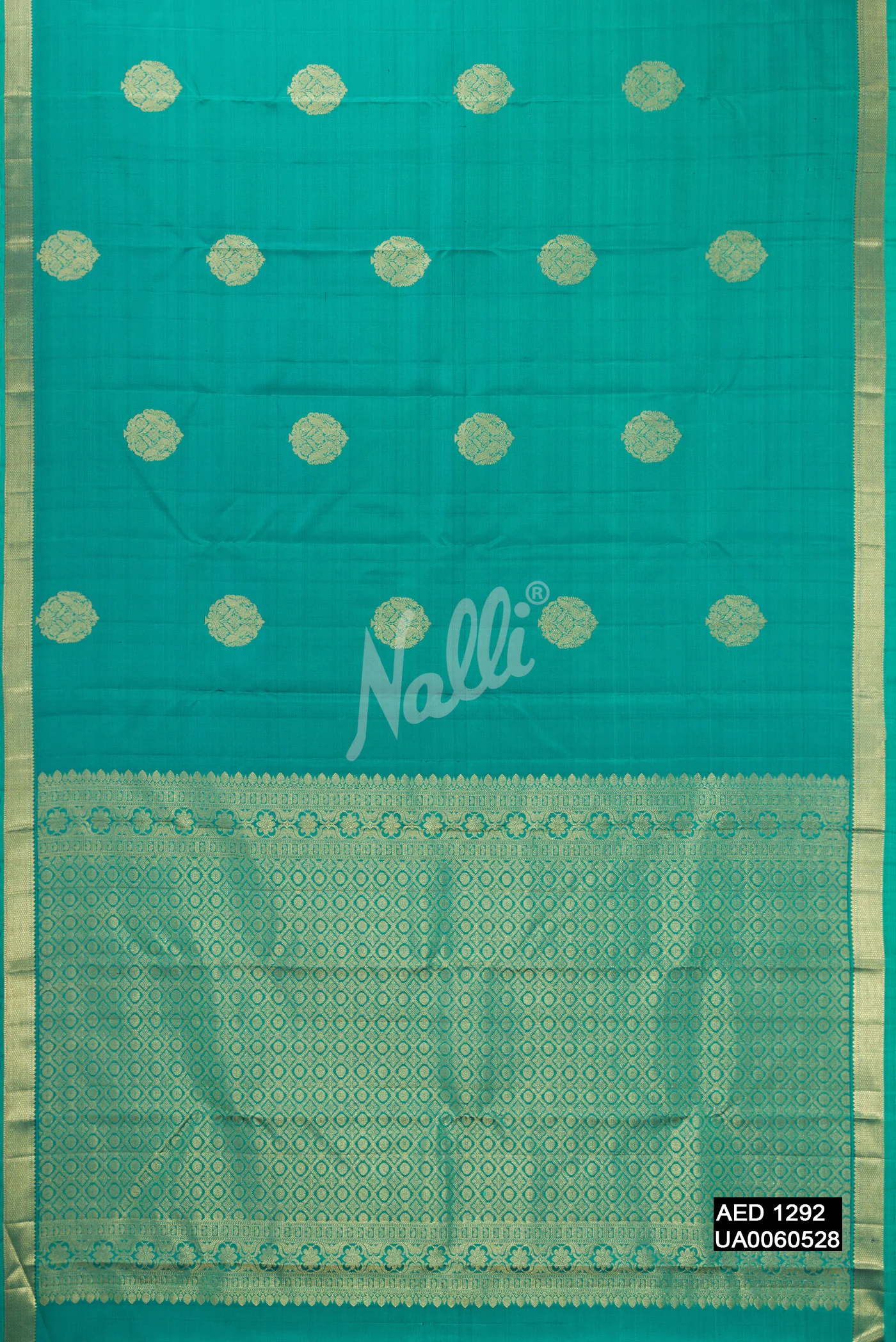 Green Dual Tone Kanchipuram Silk Saree