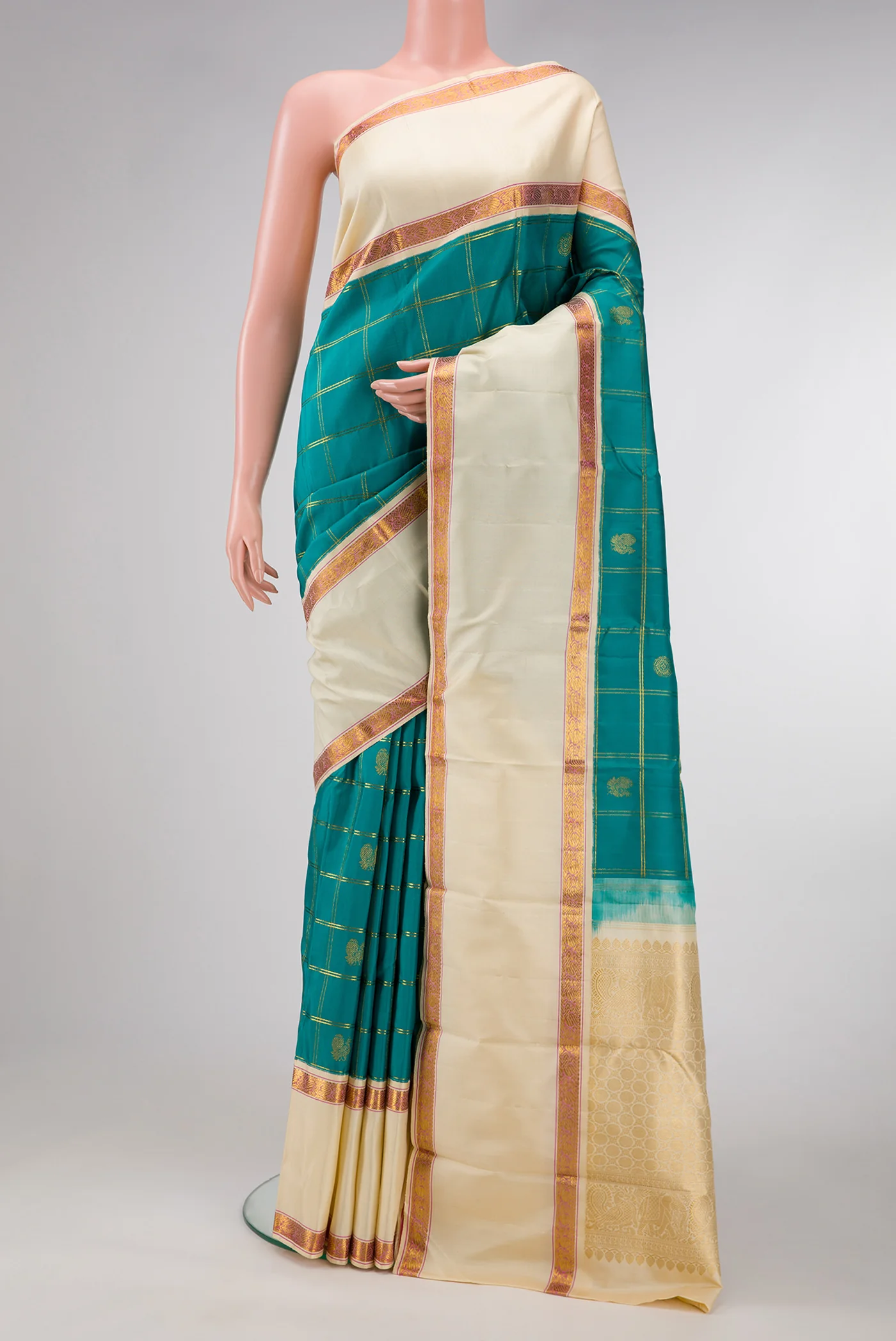 Blue Kanjivaram Silk Saree