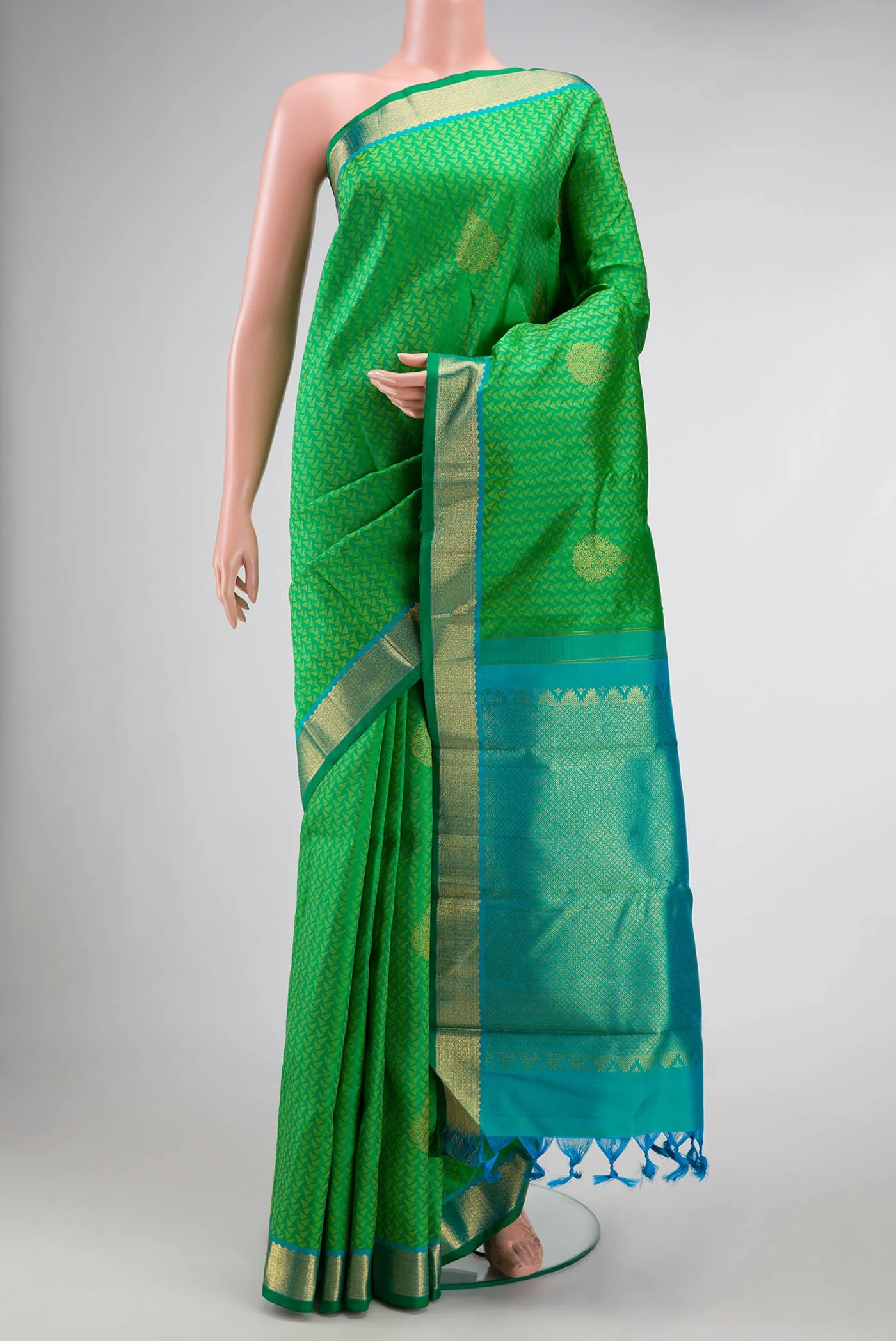Green Kanjivaram Silk Saree