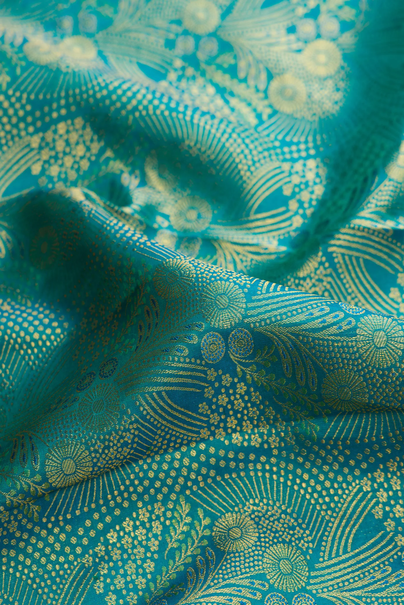 Blue Kanjivaram Silk Saree - Image 2