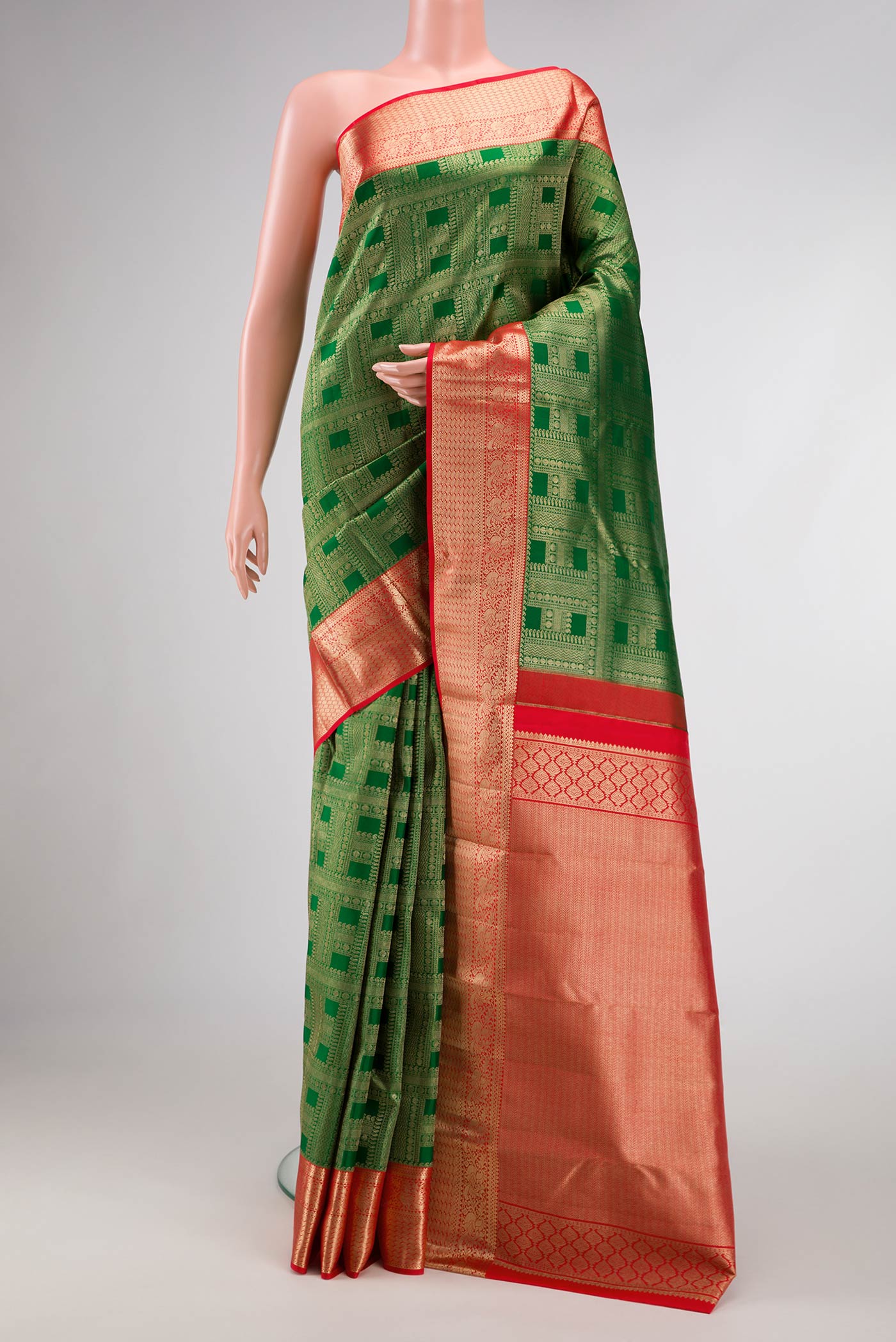 Green Kanjivaram Silk Saree