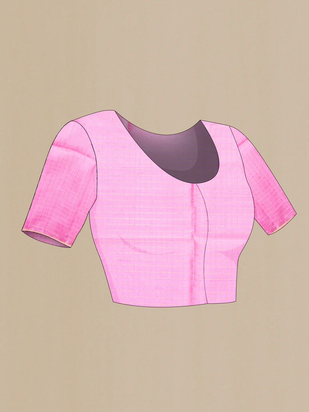 Bottle Green Raw Silk Saree - Image 4