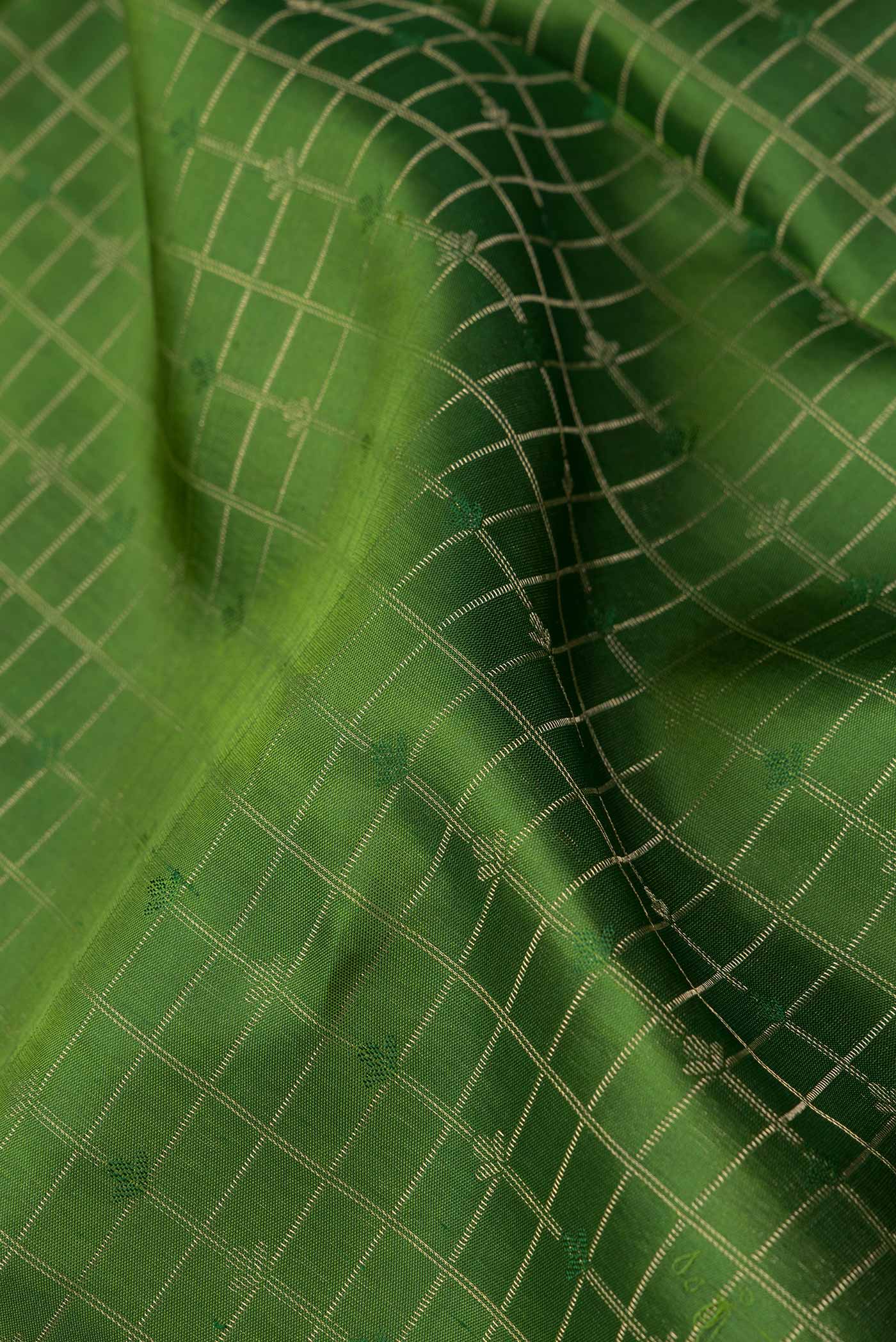 Green Soft Silk Saree - Image 2
