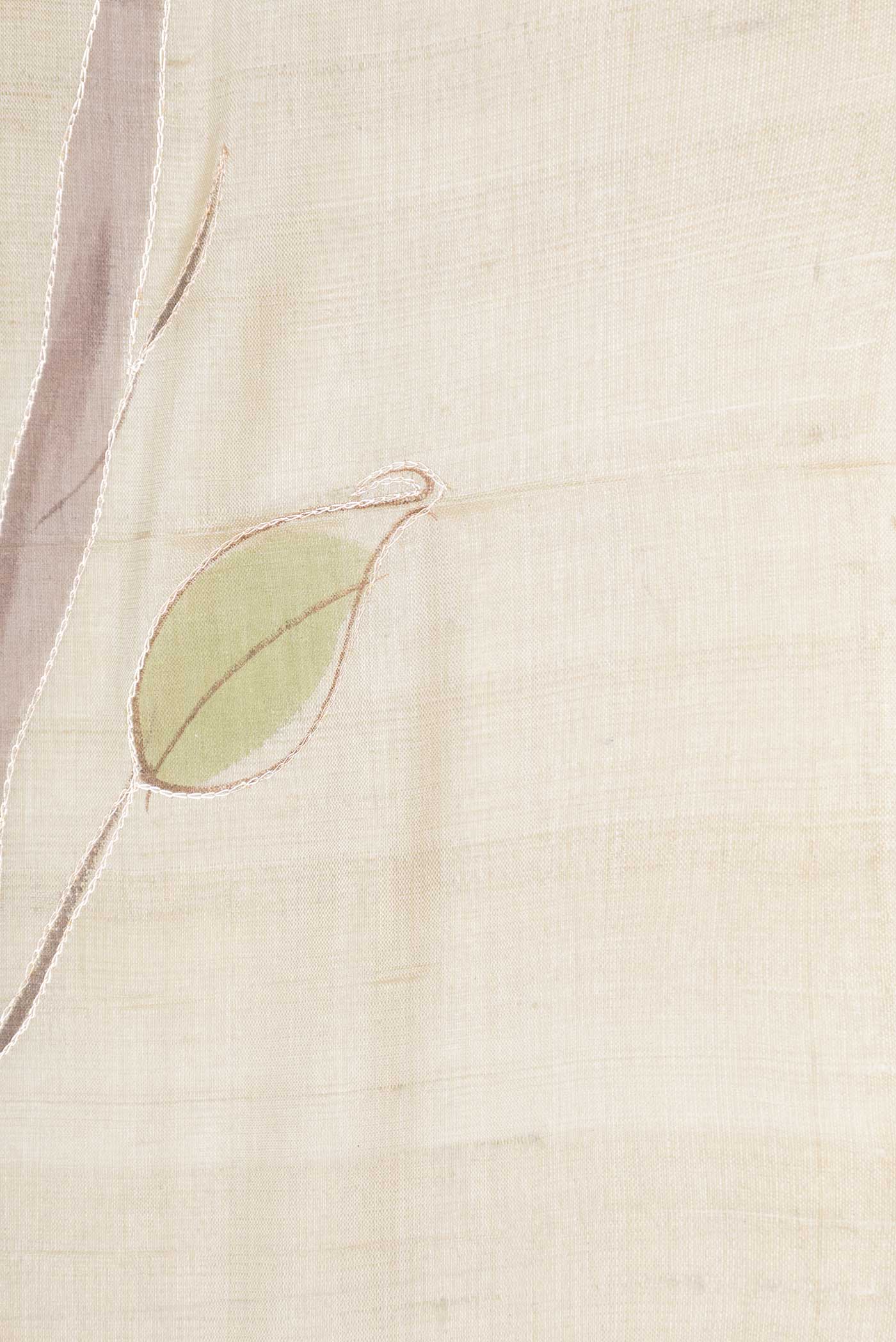 Green Dual Tone Tussar Saree - Image 3