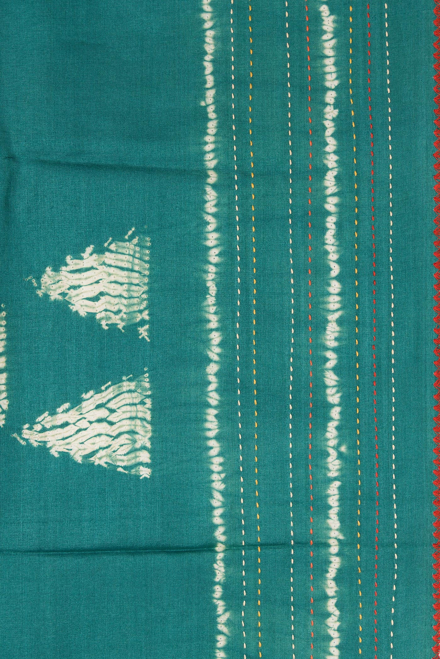 Blue Tussar Silk Saree - Image 3