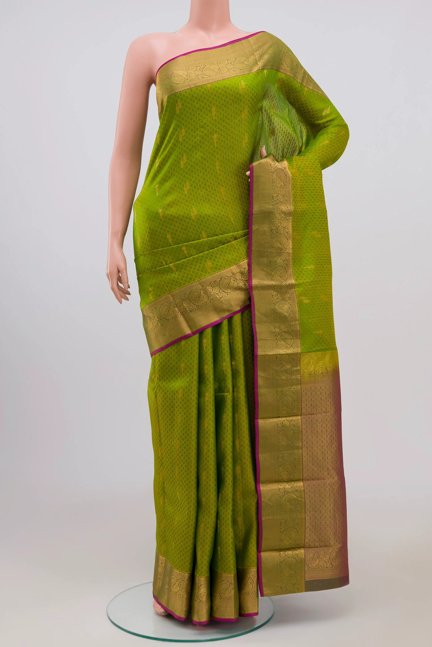 Green Kanchipuram Silk Saree