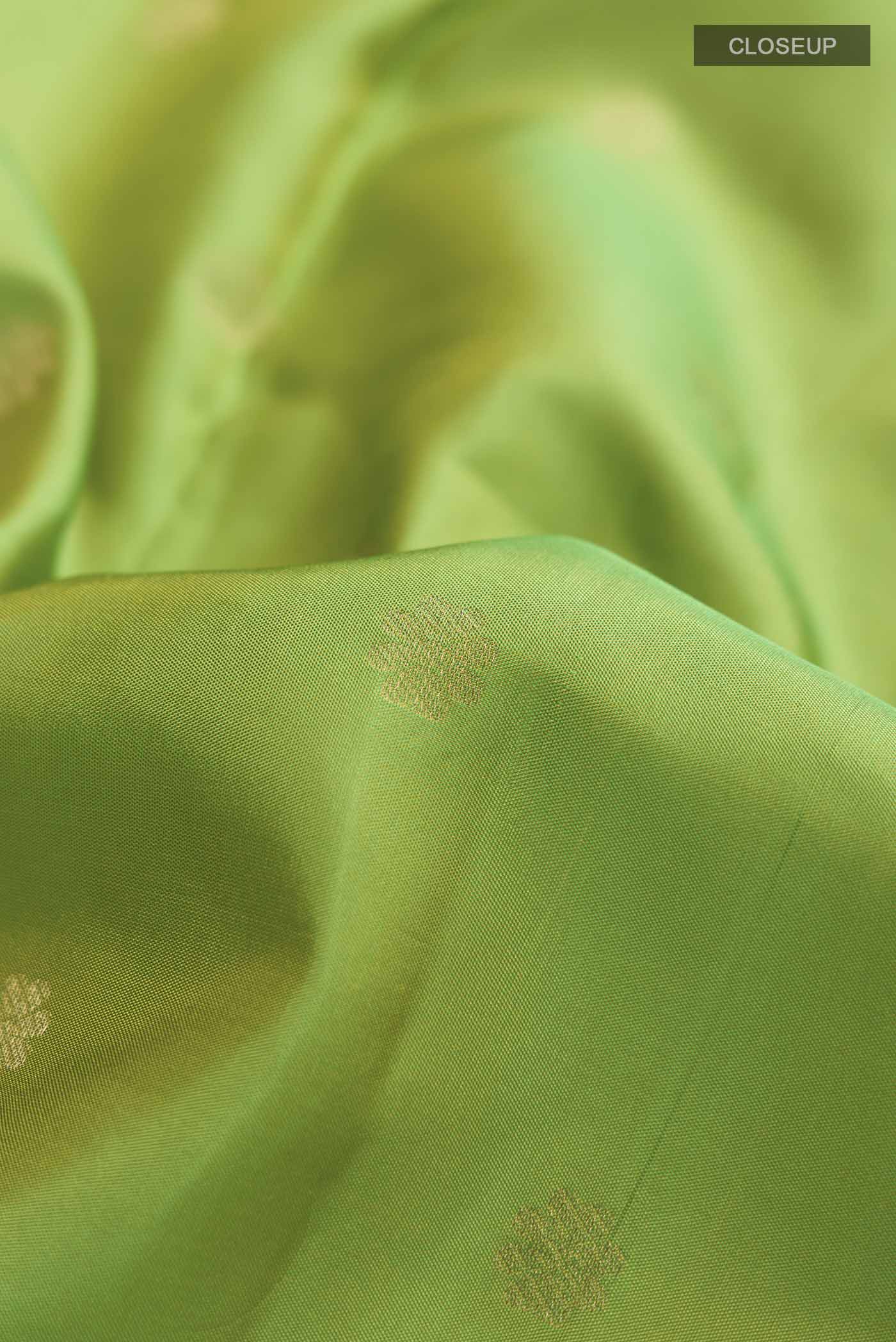 Green Kanjivaram Silk Saree - Image 2