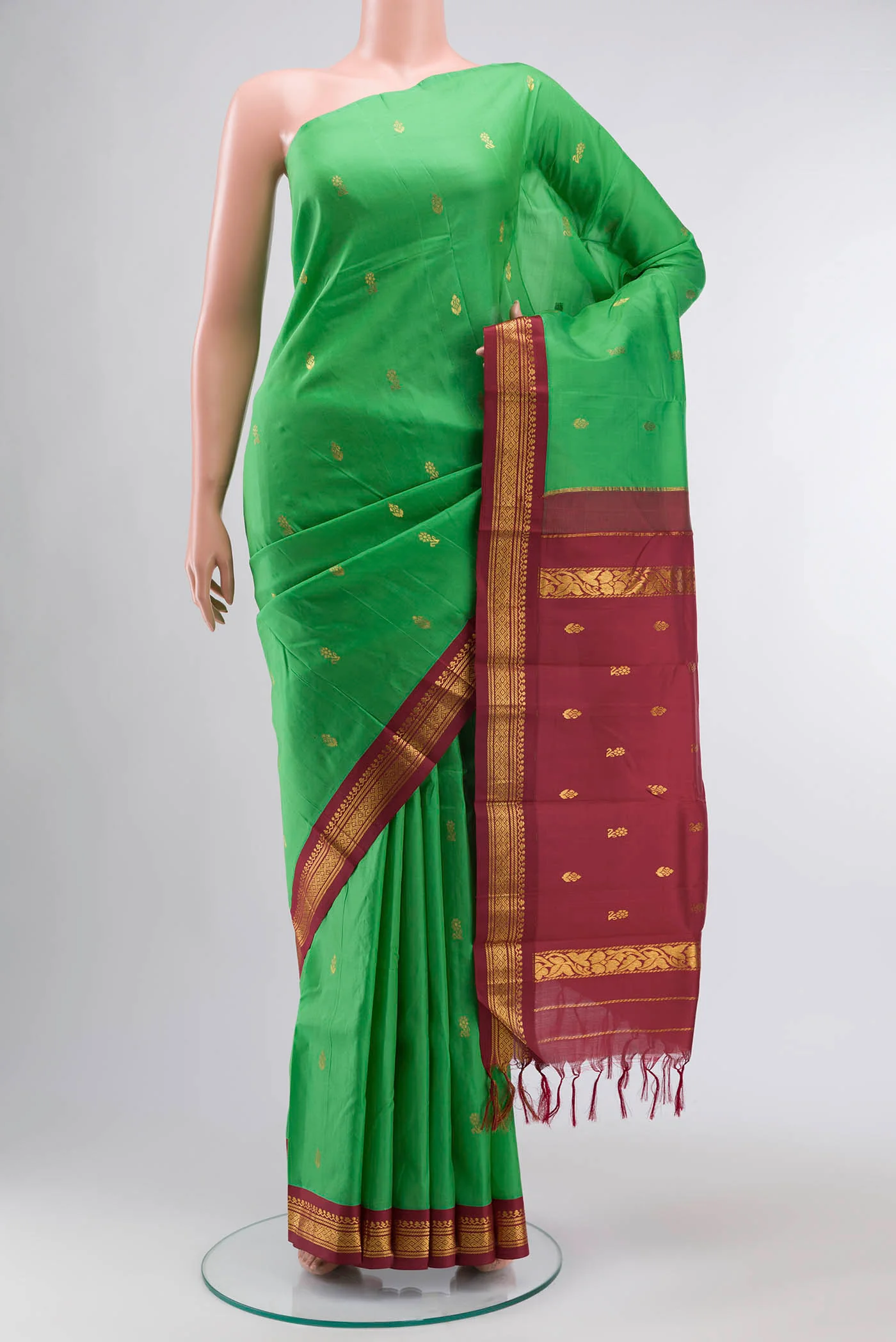 Green Kanchipuram Silk Saree