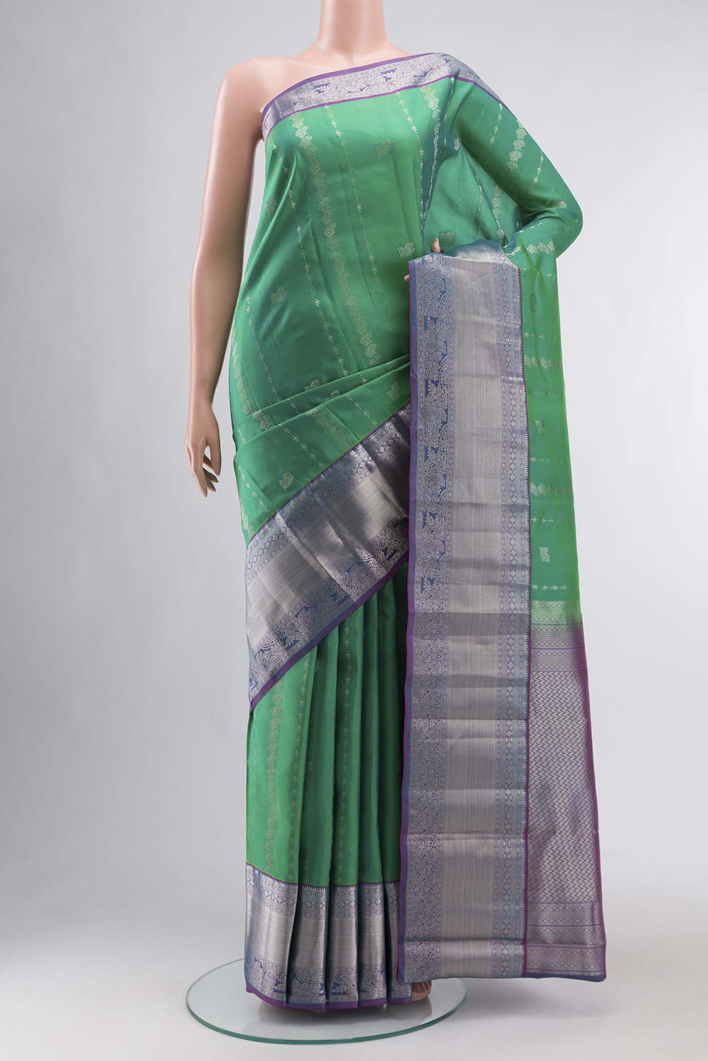 Green Kanchipuram Silk Saree