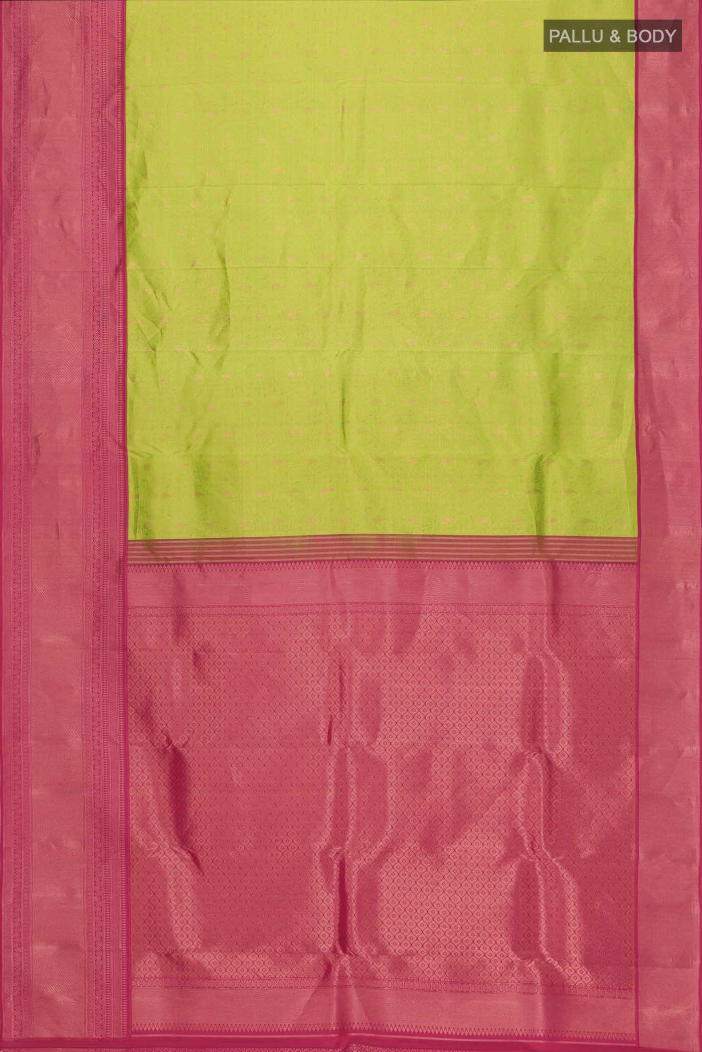 Green Kanjivaram Silk Saree - Image 6