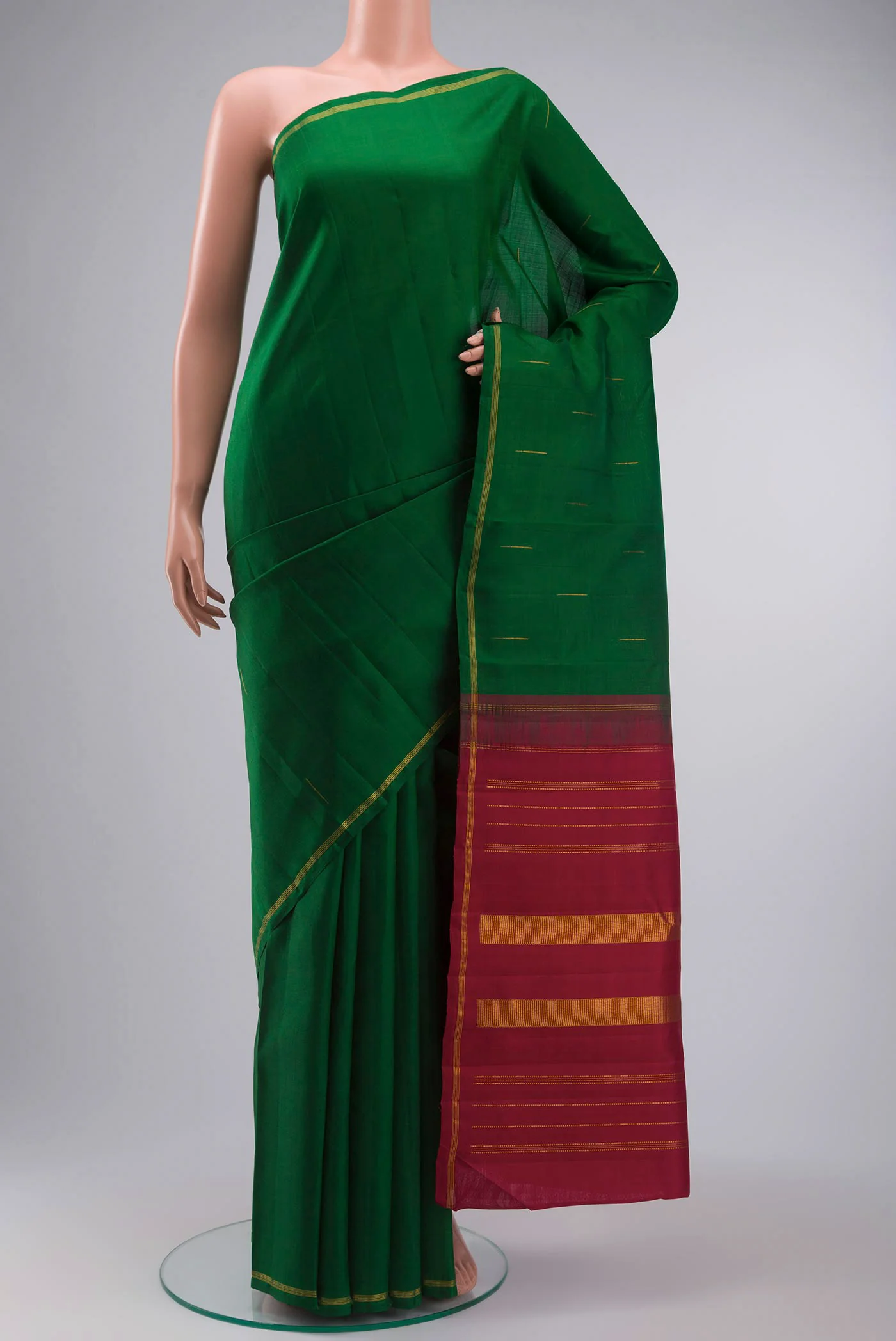 Green Kanchipuram Silk Saree