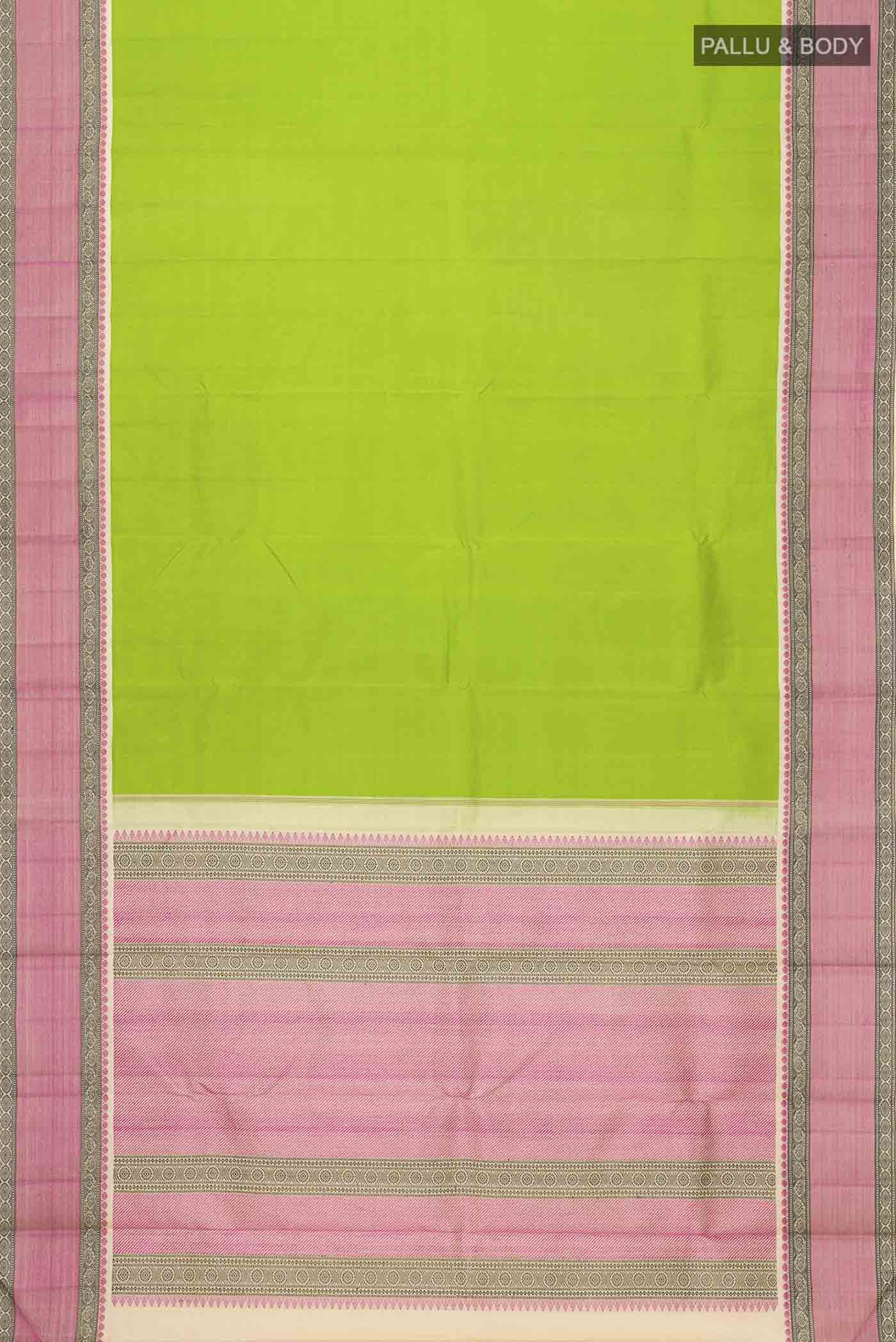 Green Kanjivaram Silk Saree - Image 6