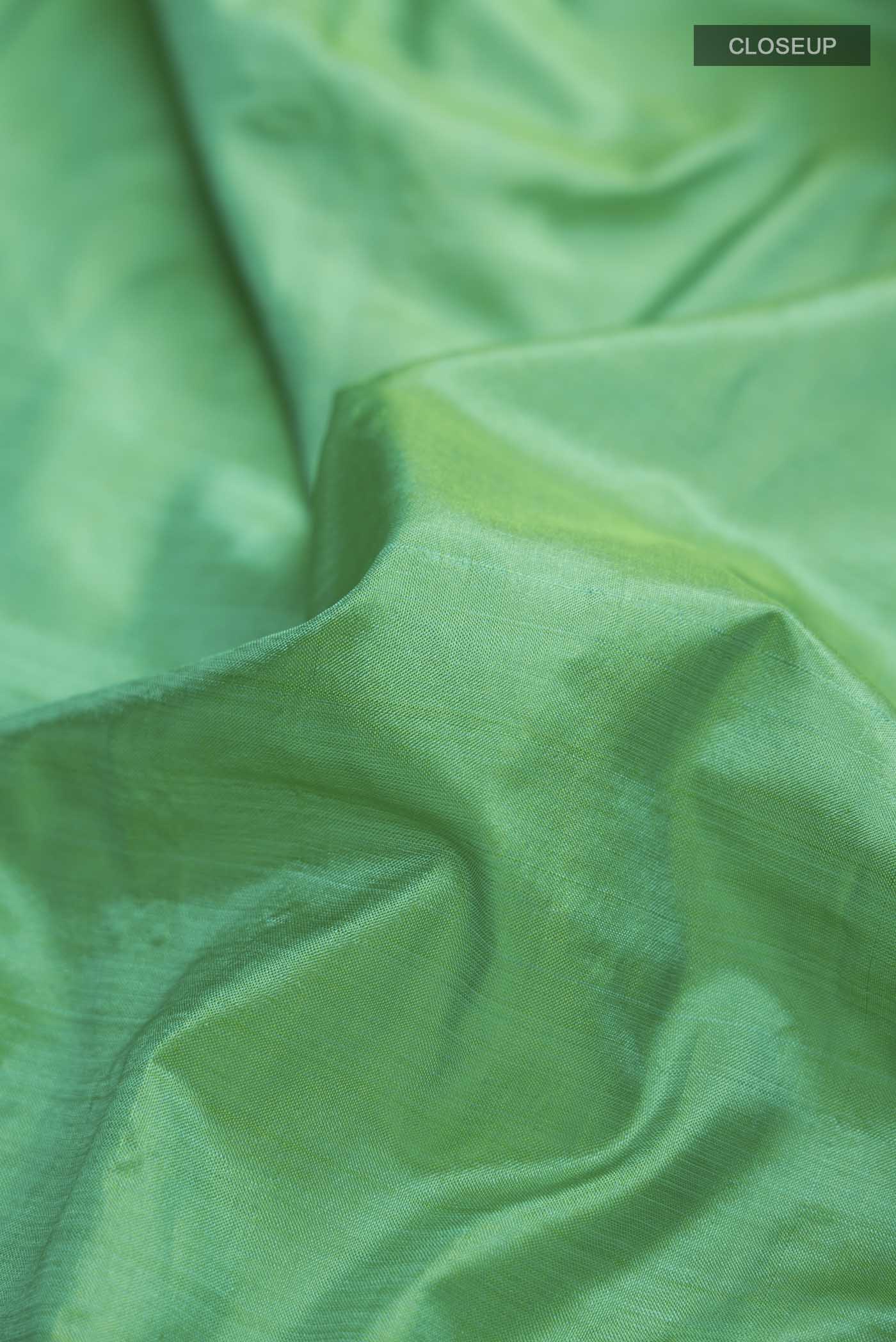 Green Kanjivaram Silk Saree - Image 2