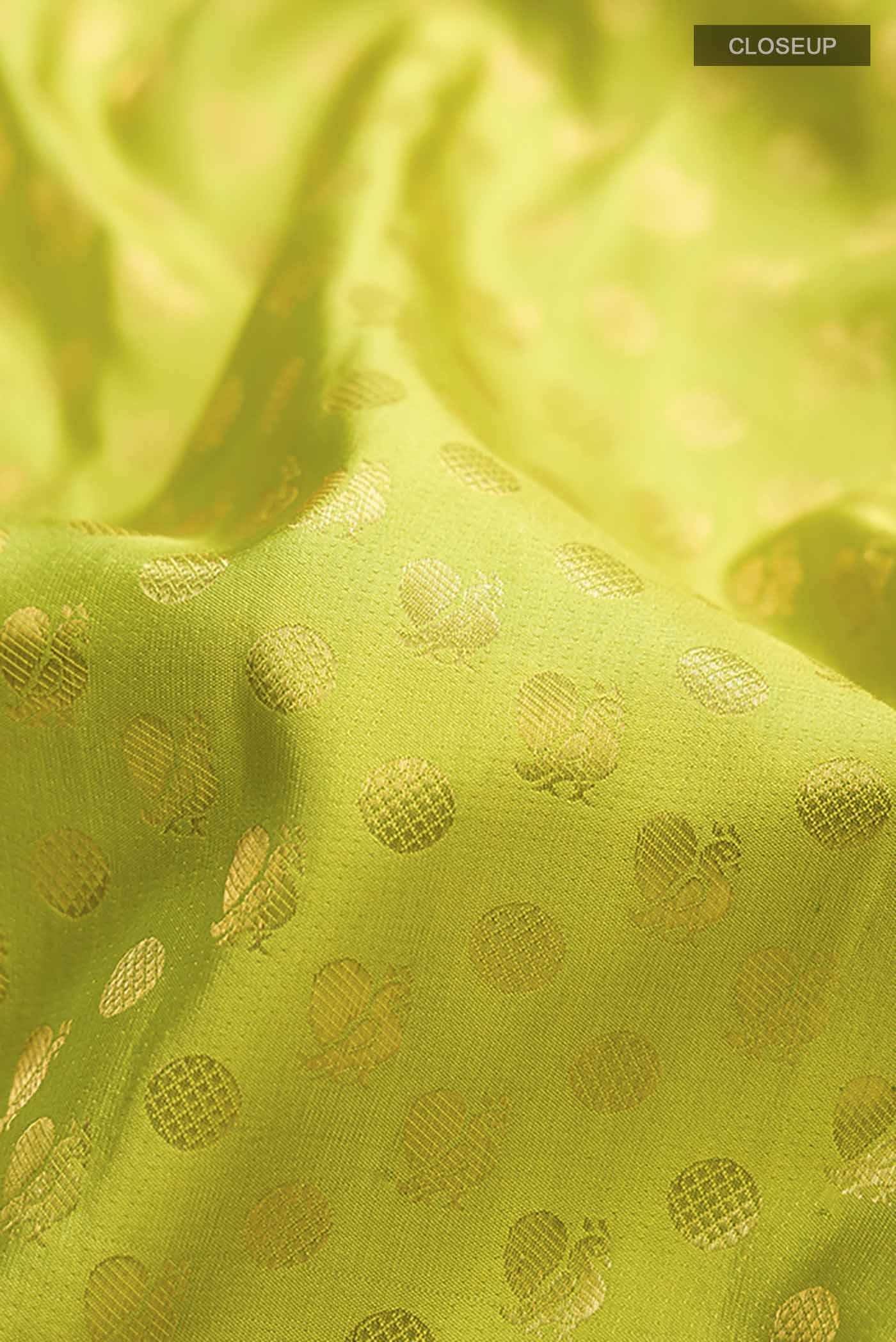 Green Kanjivaram Silk Saree - Image 2