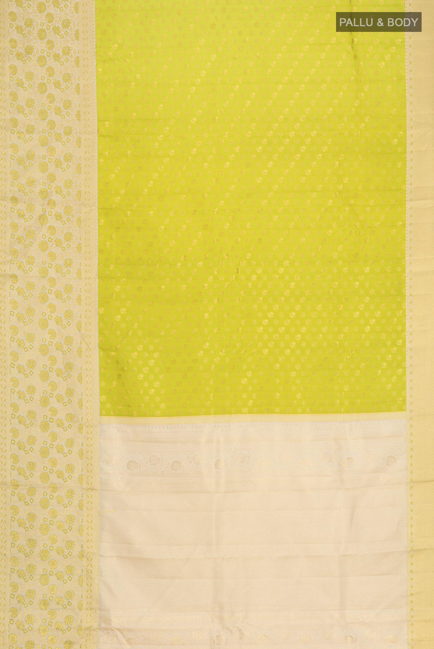 Green Kanjivaram Silk Saree - Image 6