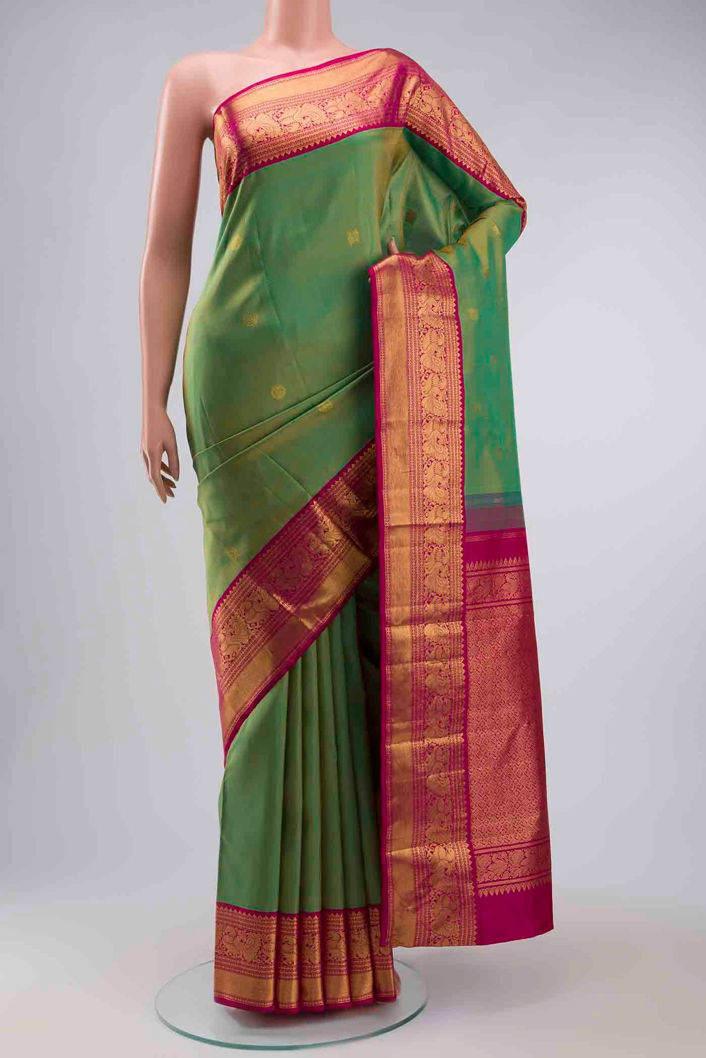 Green Kanjivaram Silk Saree