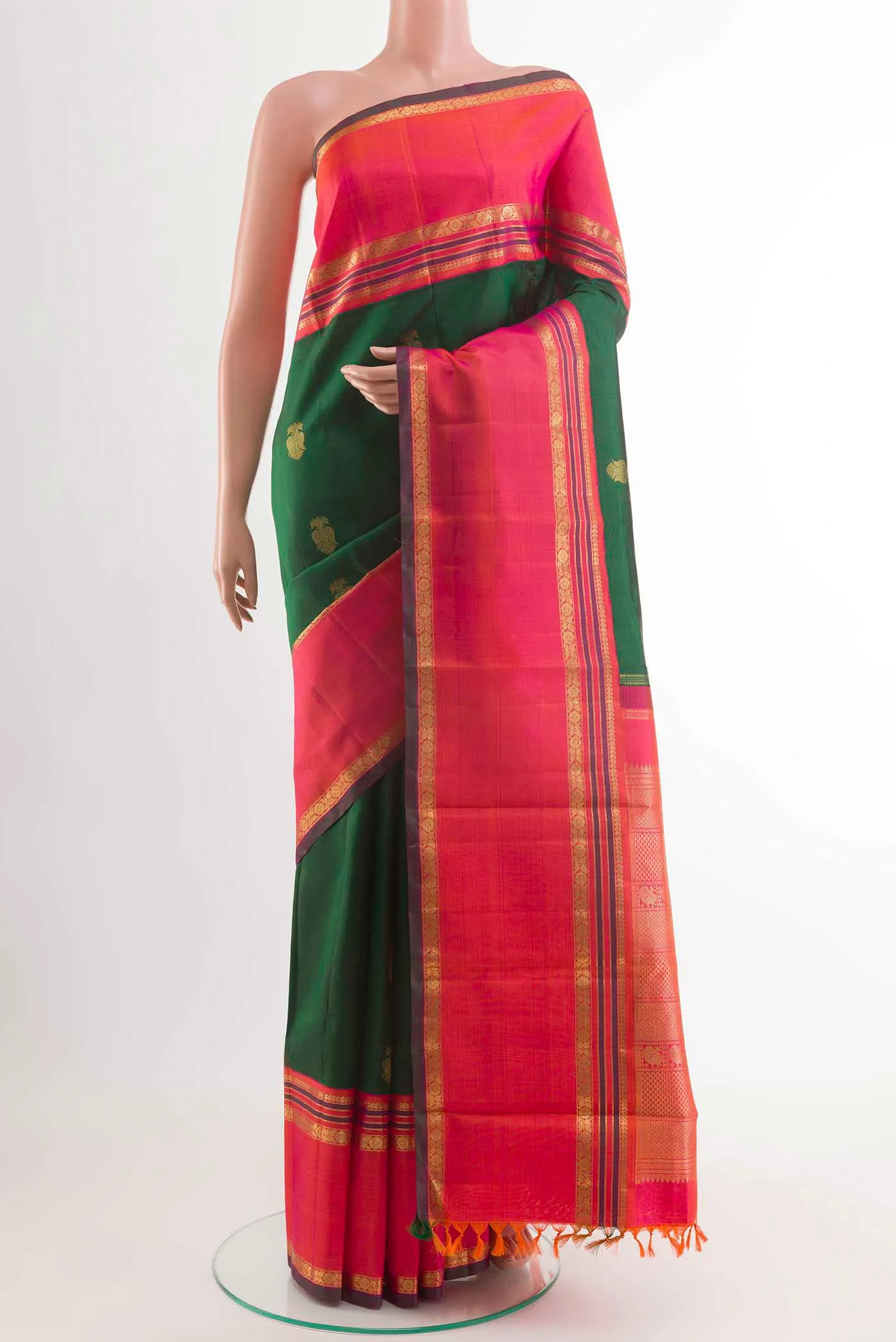 Green Kanjivaram Silk Saree