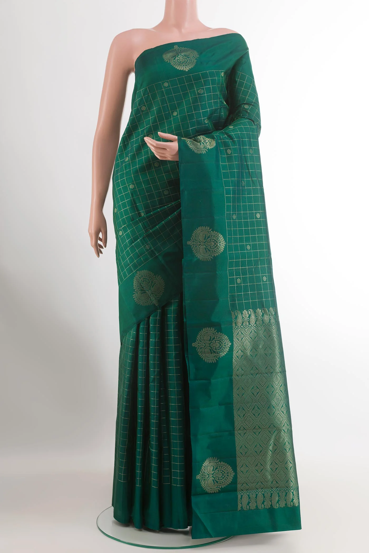 Green Kanchipuram Silk Saree