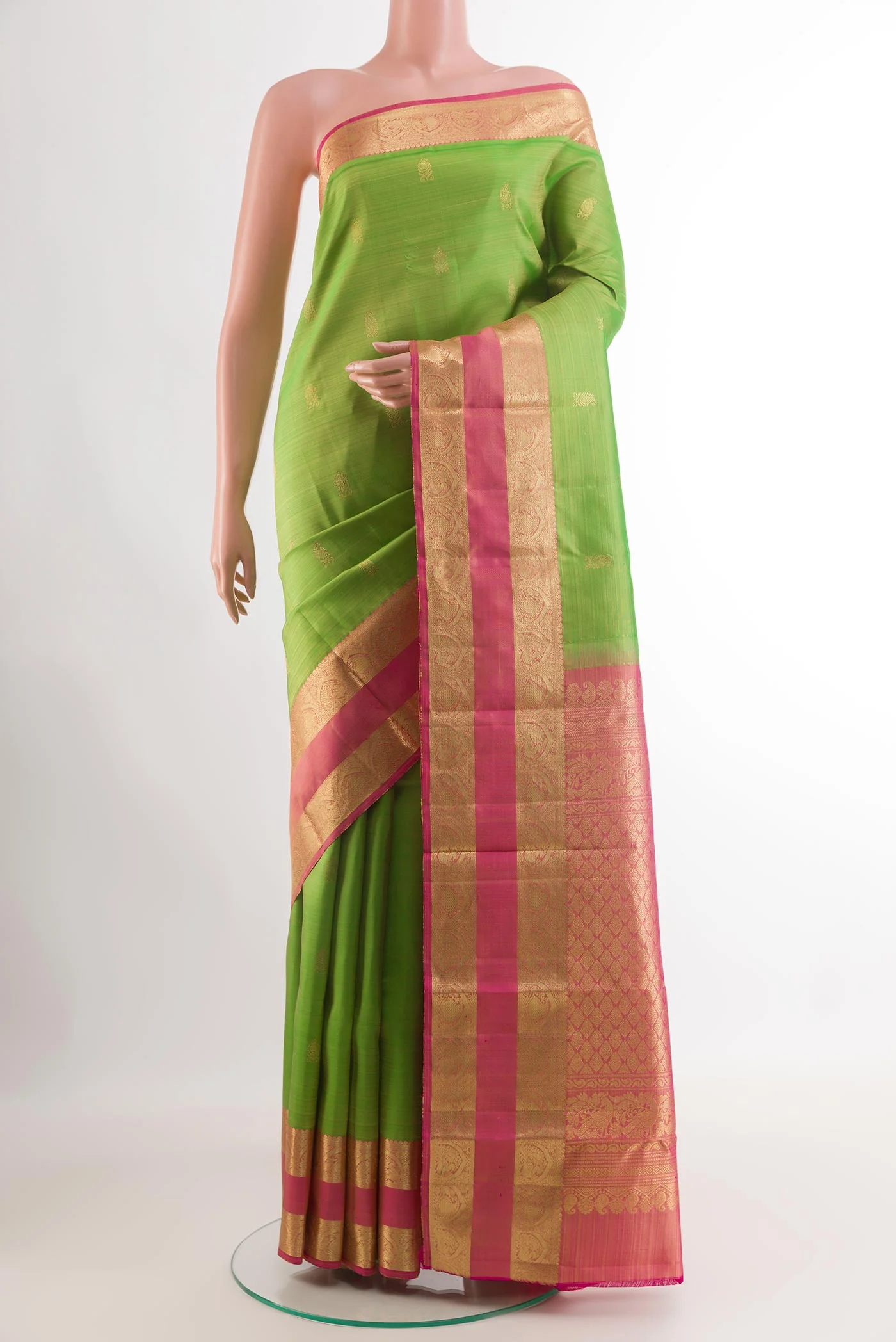 Green Kanchipuram Silk Saree
