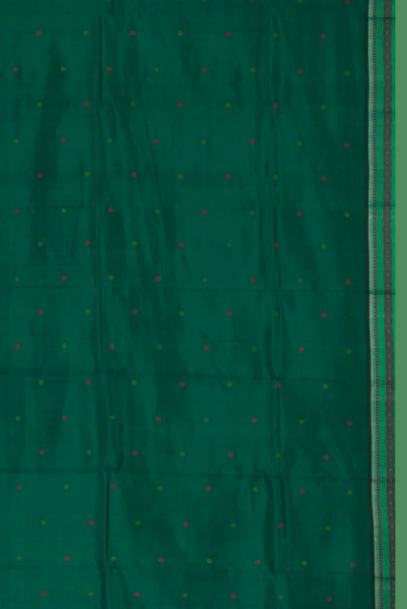 Green Kanjivaram Silk Saree - Image 3