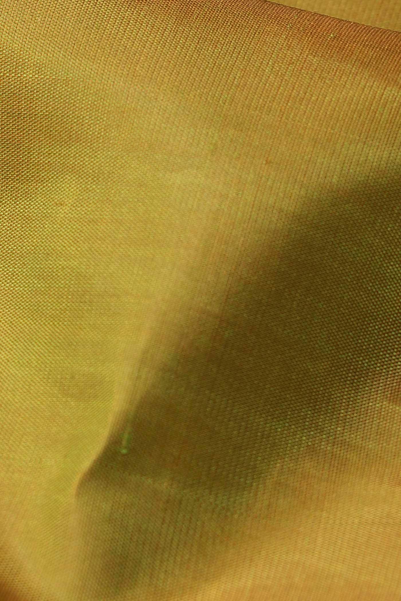 Green Kanchipuram Silk Saree - Image 3