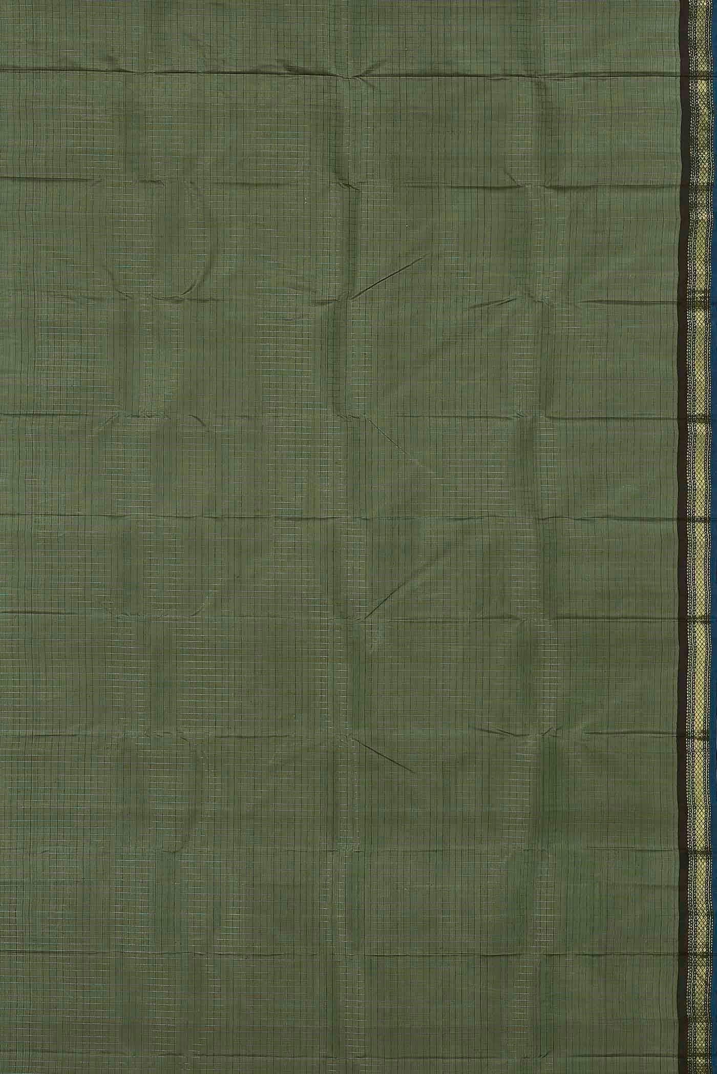 Green Kanjivaram Silk Saree - Image 7