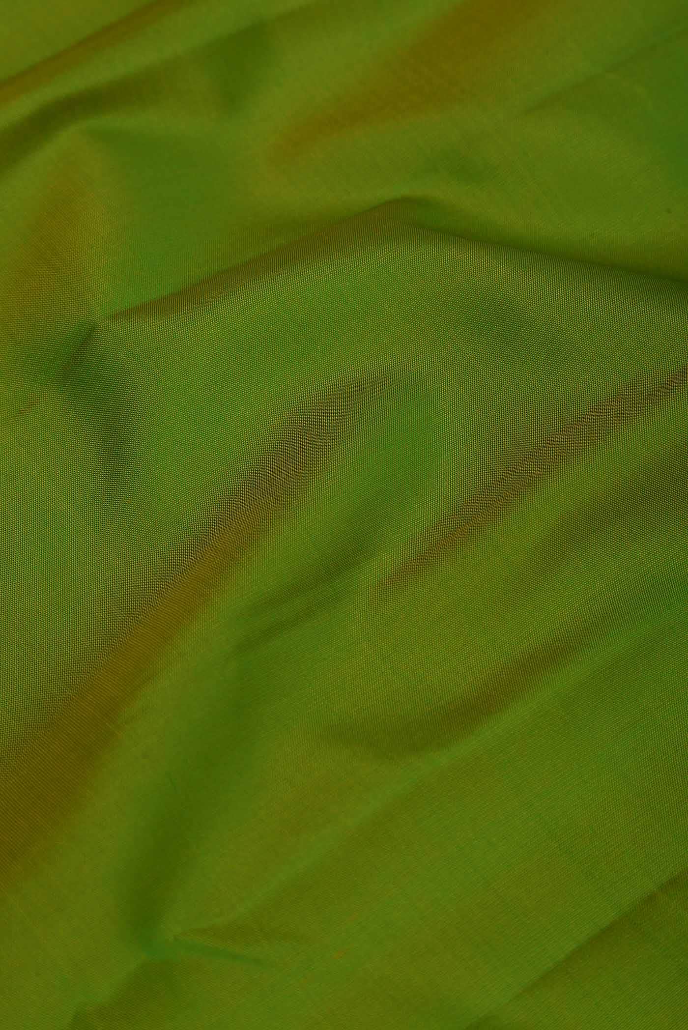 Green Kanchipuram Silk Saree - Image 3
