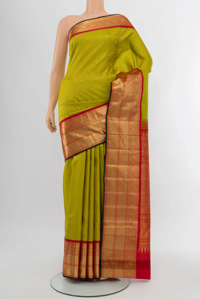 Green Kanchipuram Silk Saree