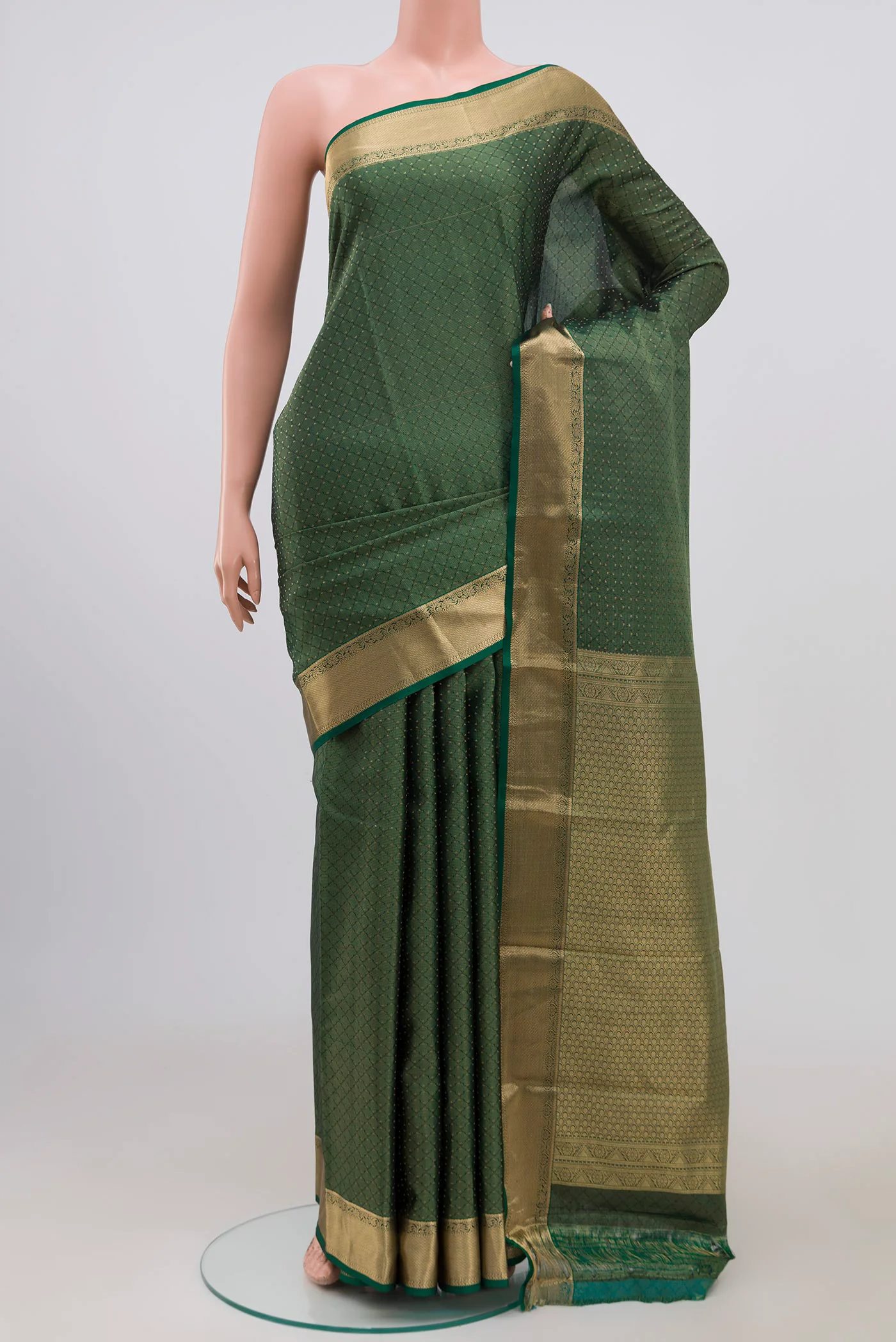 Green Kanjivaram Silk Saree