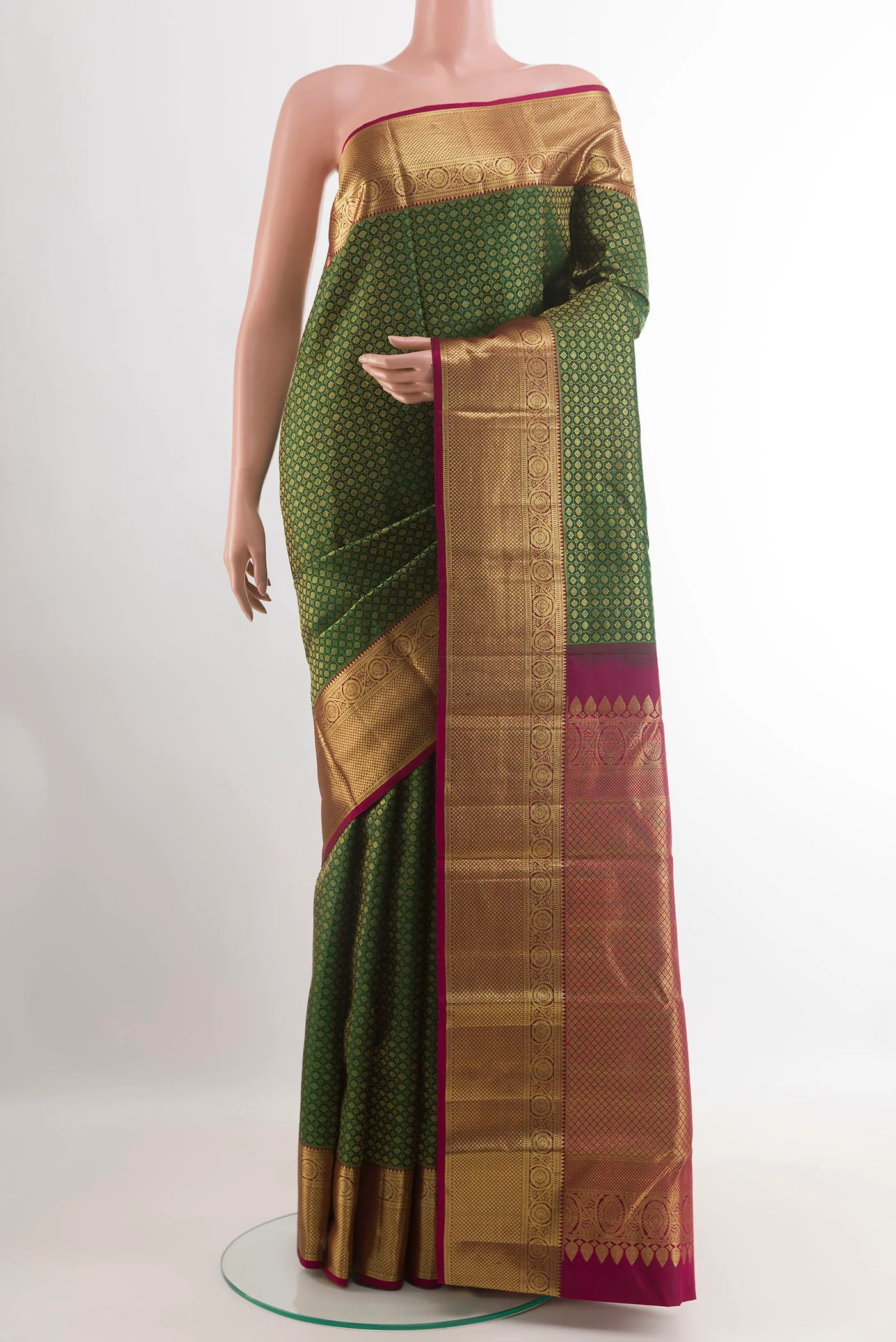 Green Kanjivaram Silk Saree